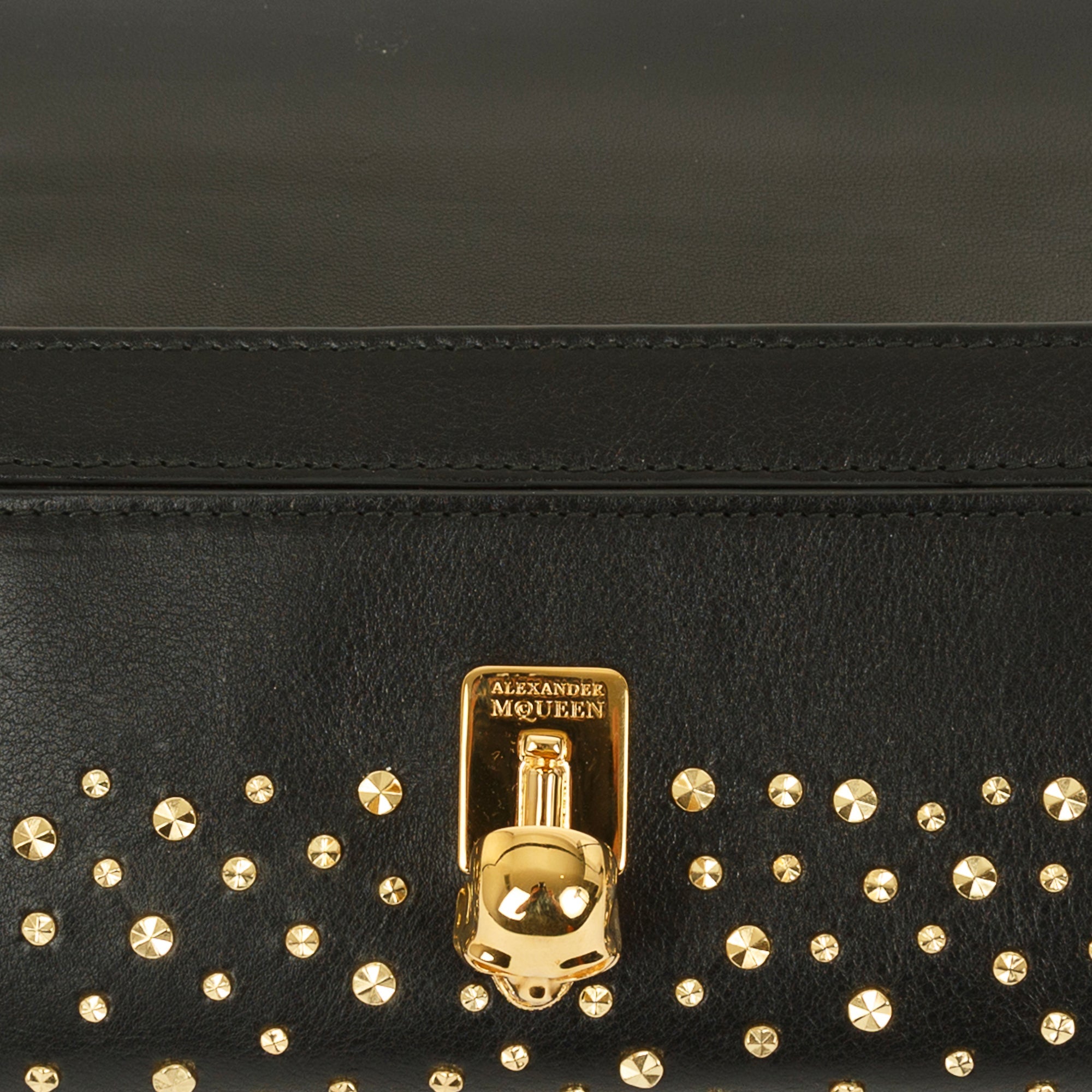 Alexander McQueen Studded Skull Wallet On Chain