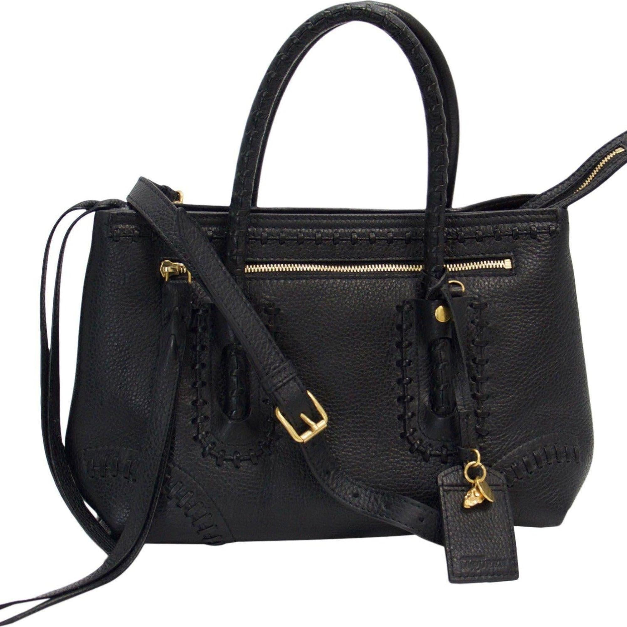 Alexander McQueen Whipstitch Folk Tote