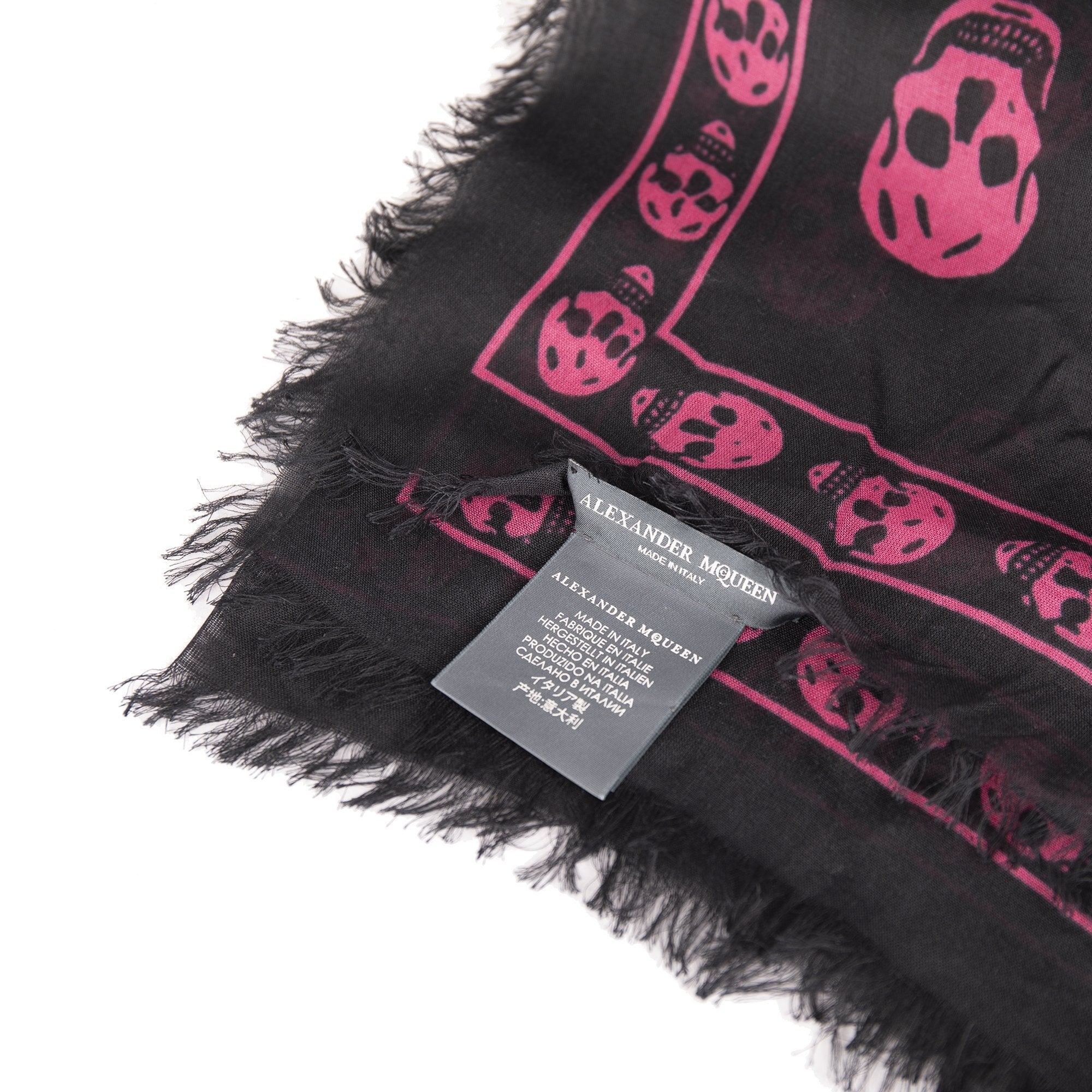 Alexander Mcqueen Silk Skull Scarf – OLIVER'S