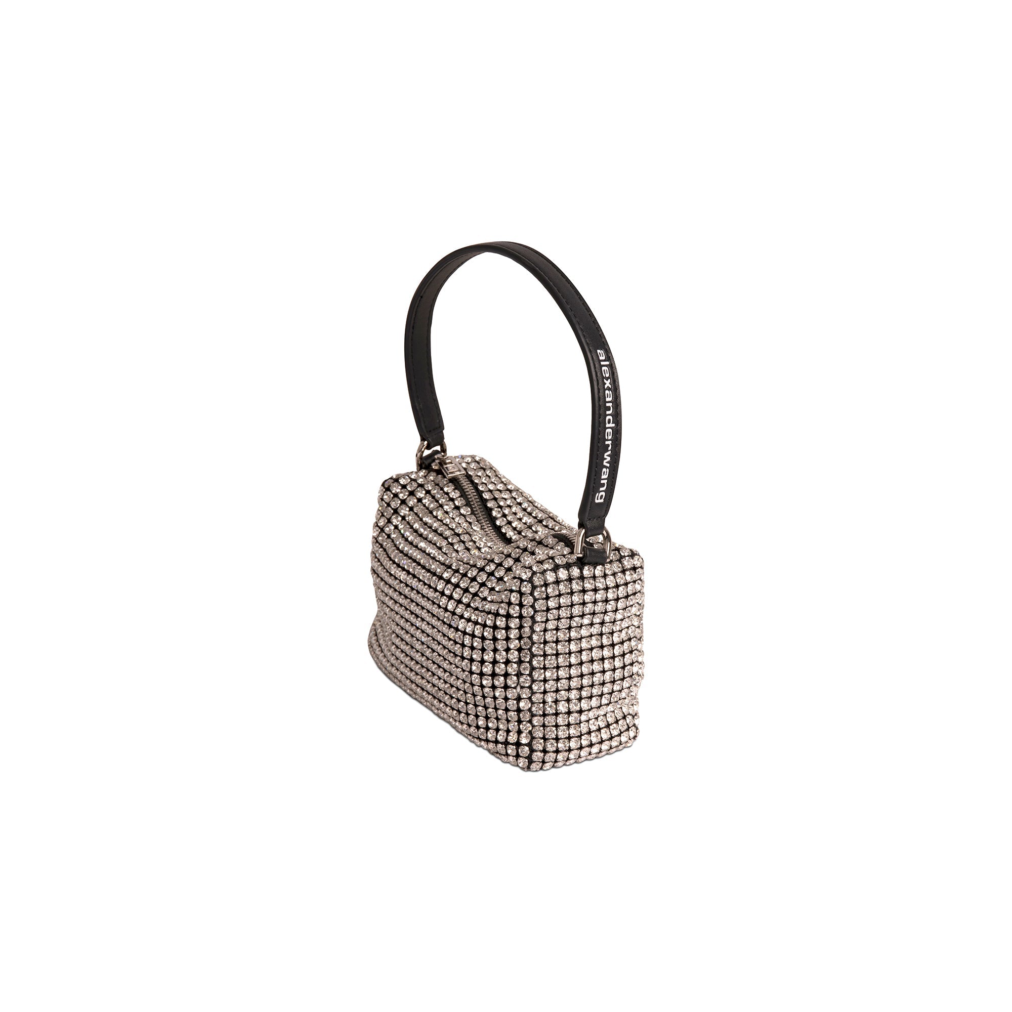 Alexander Wang Medium Heiress Rhinestone Mesh Pouch