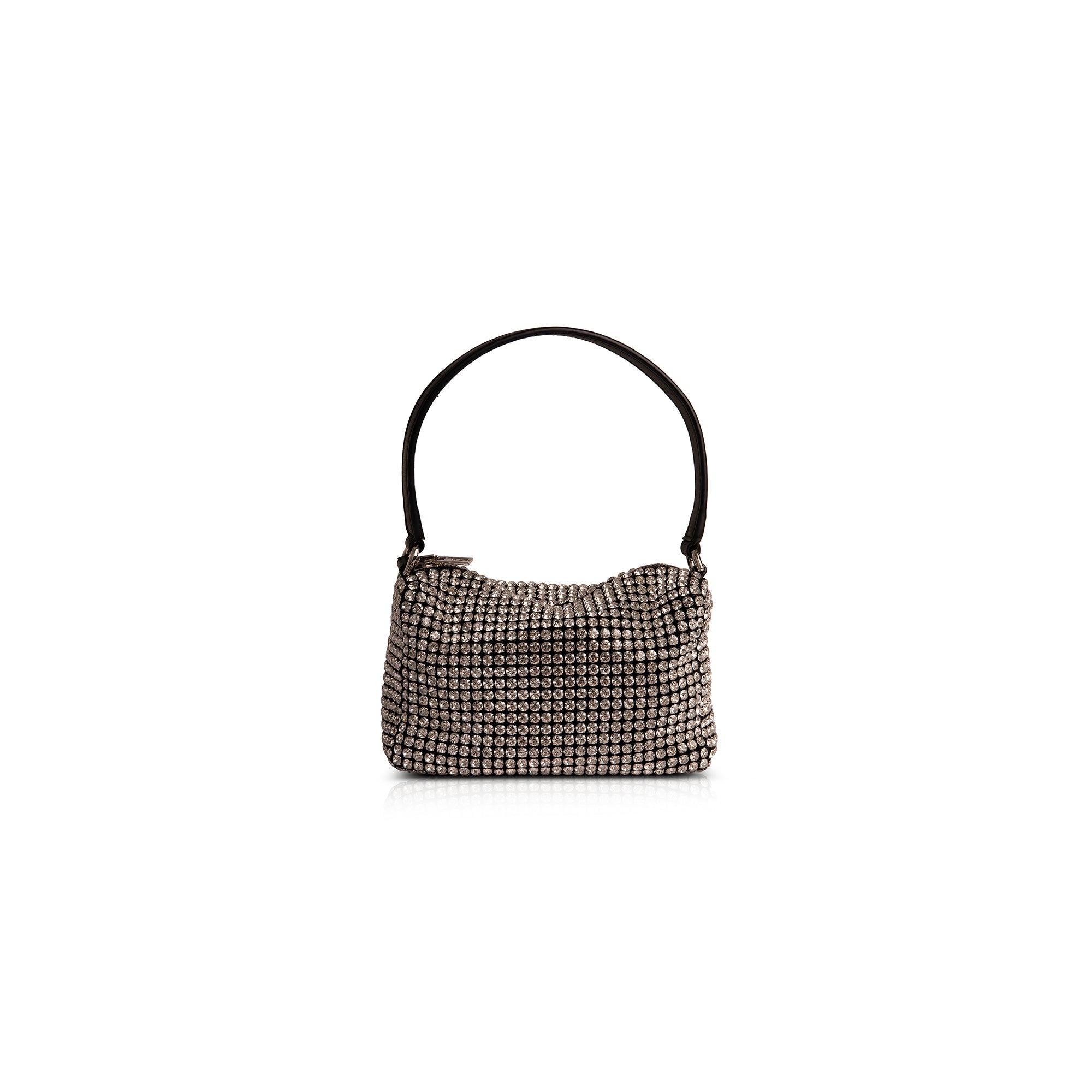 Alexander Wang Medium Heiress Rhinestone Mesh Pouch