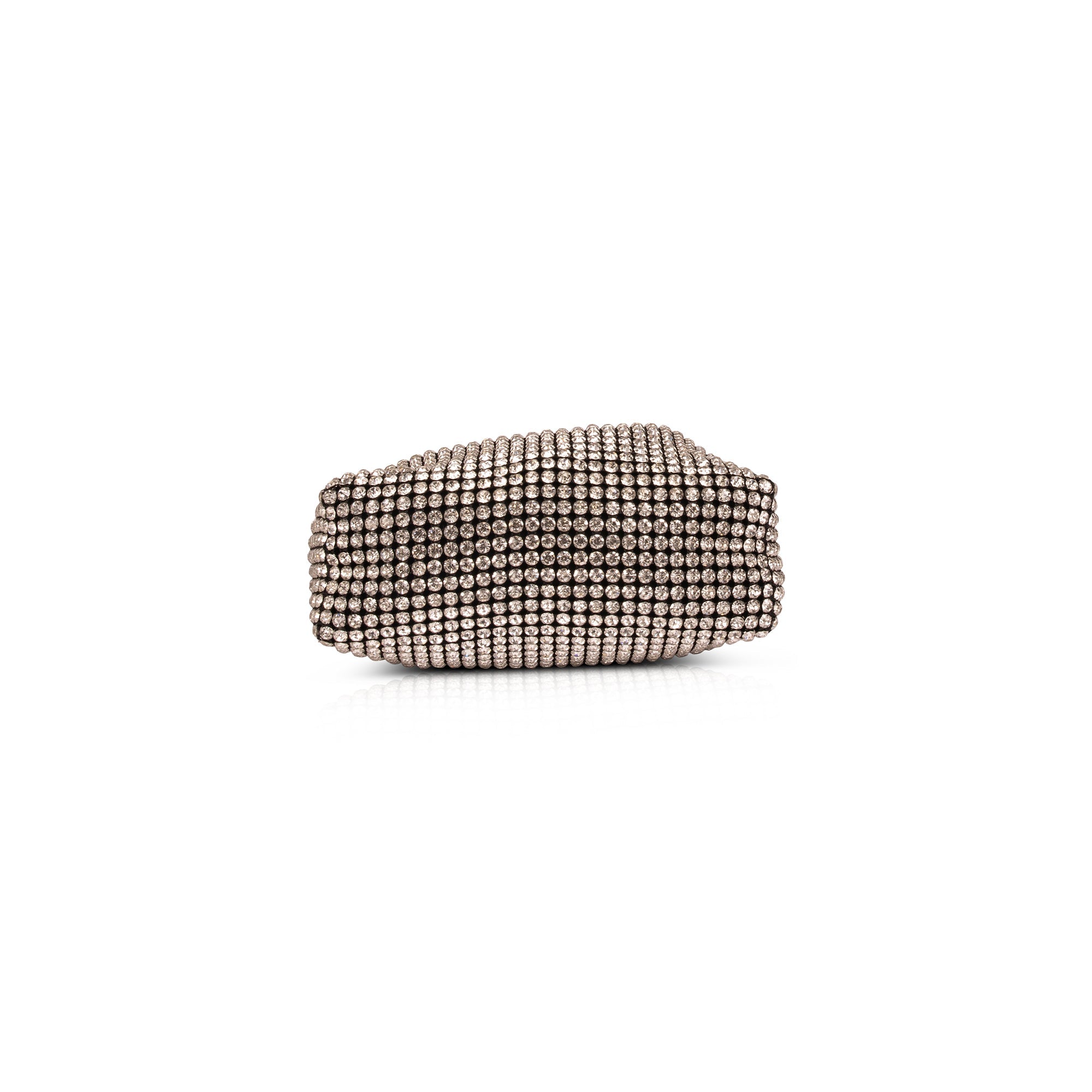 Alexander Wang Medium Heiress Rhinestone Mesh Pouch