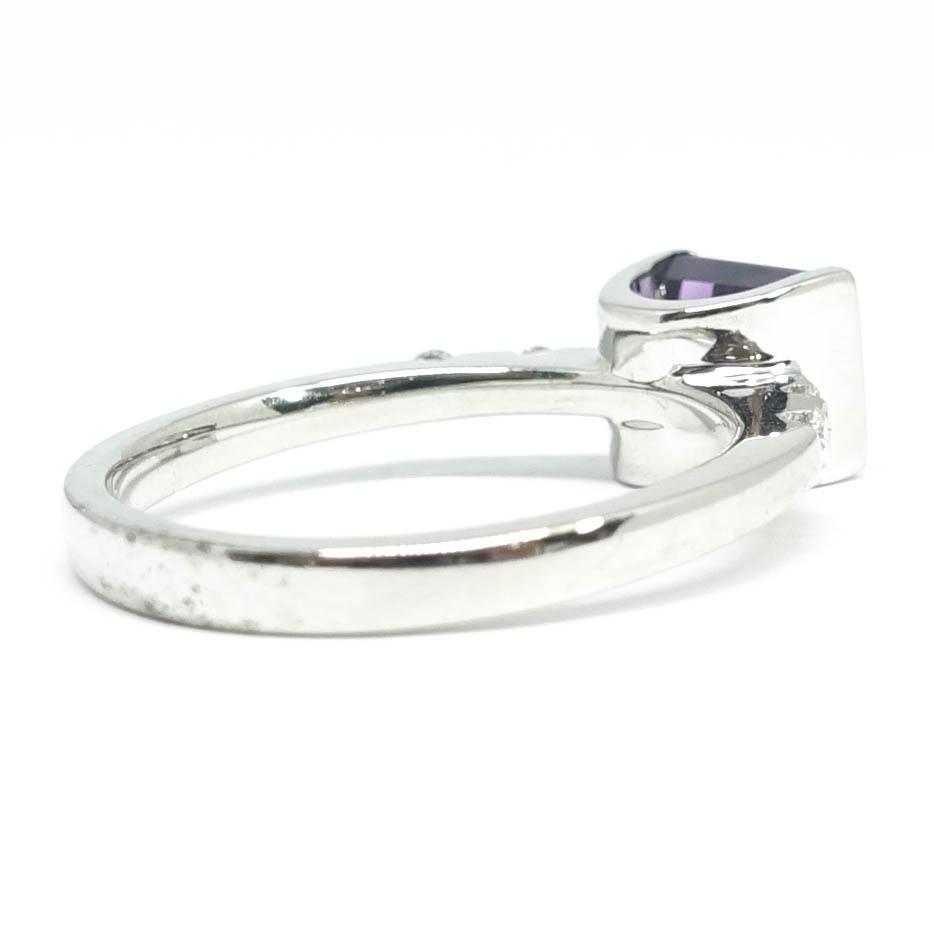 Amethyst and Diamond Cocktail Ring