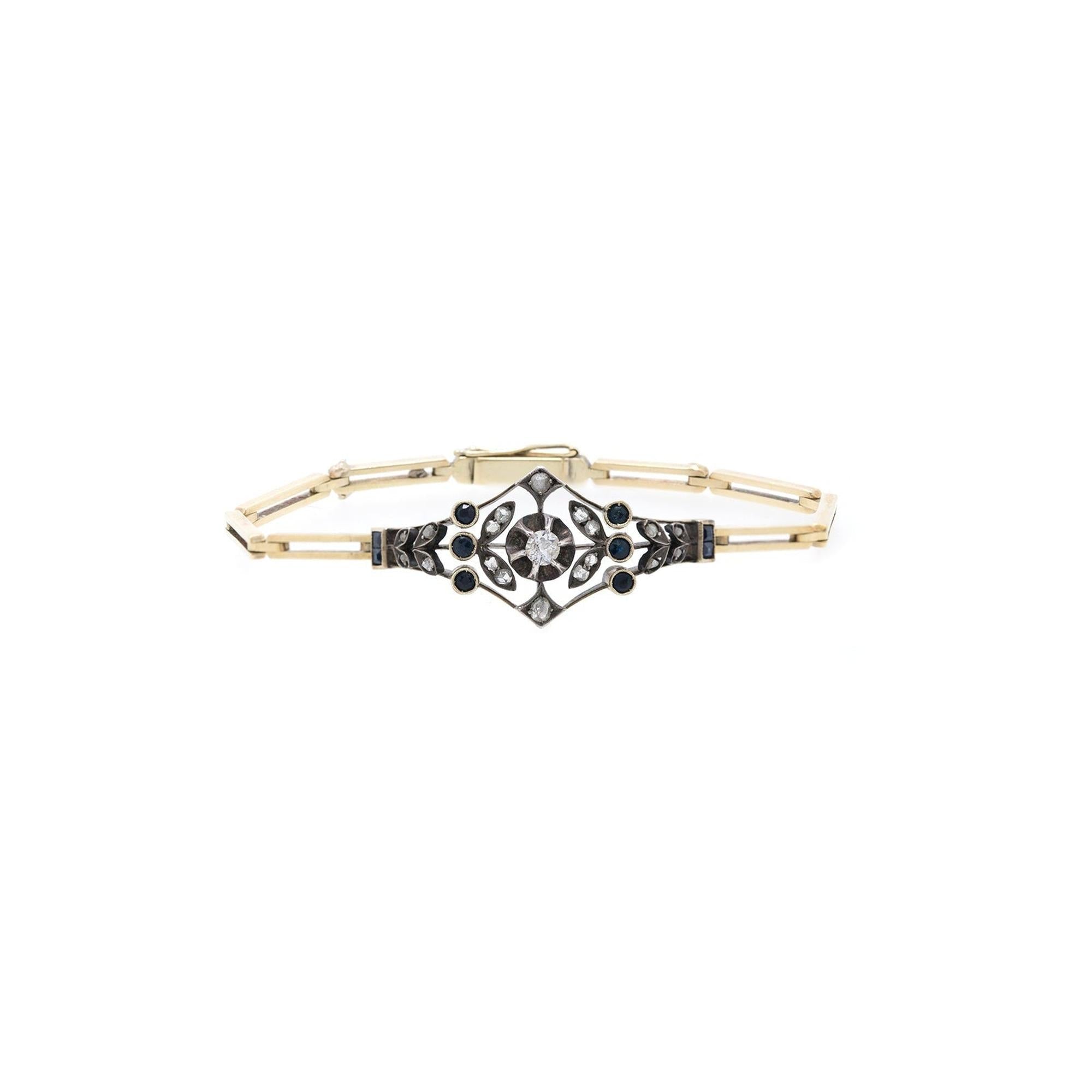 Antique Art Deco Diamond Bracelet