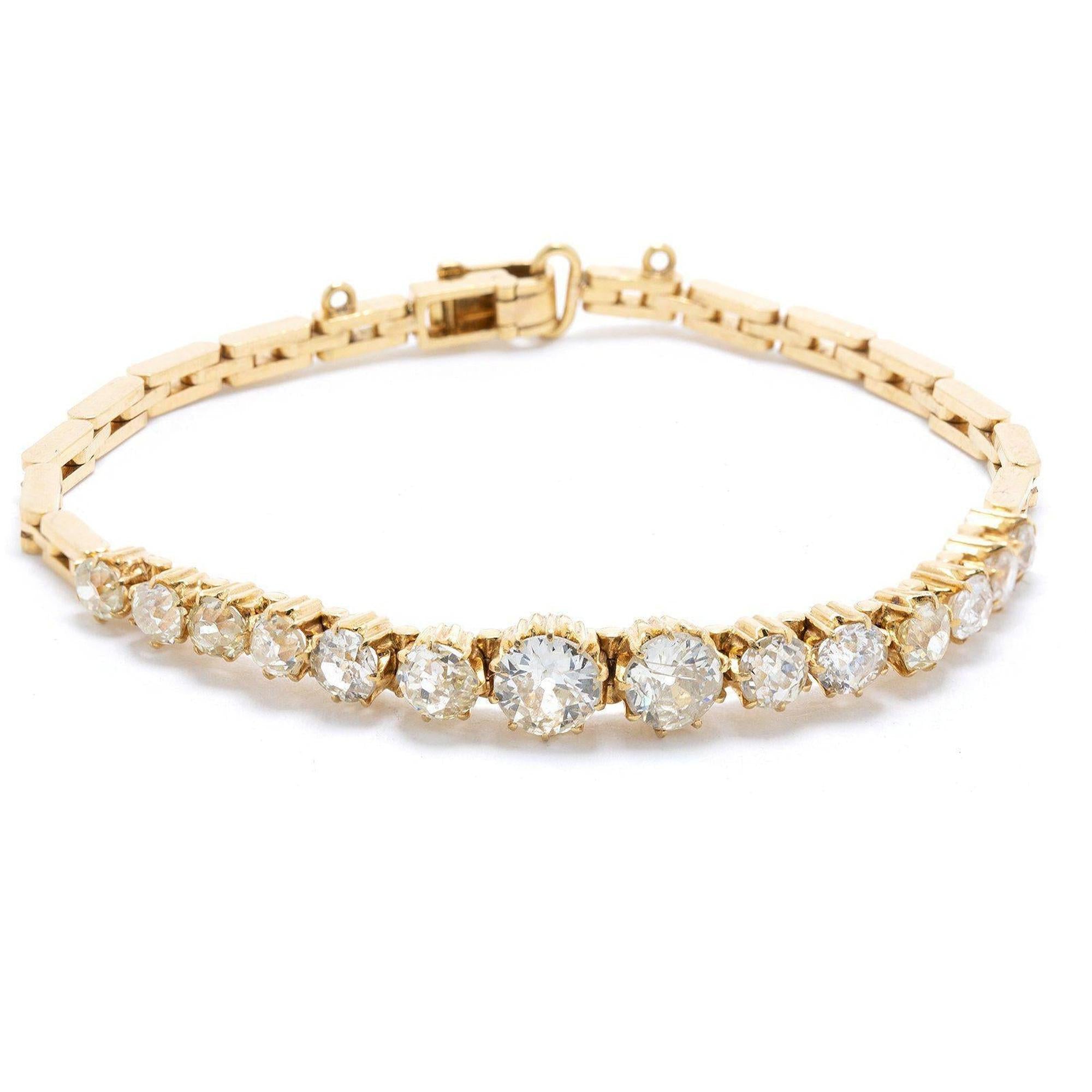 Antique Art Deco Diamond Bracelet