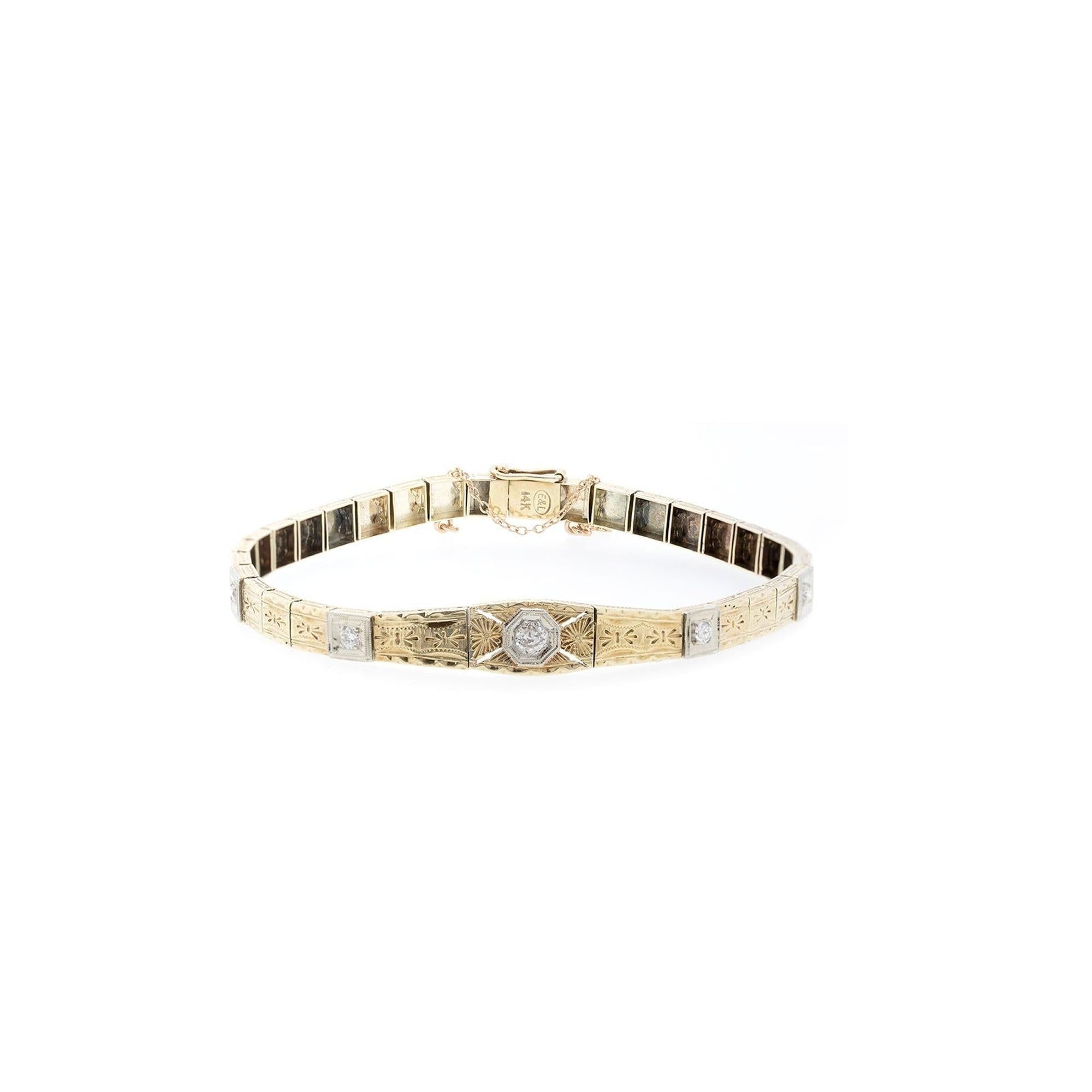 Antique Art Deco Diamond Bracelet