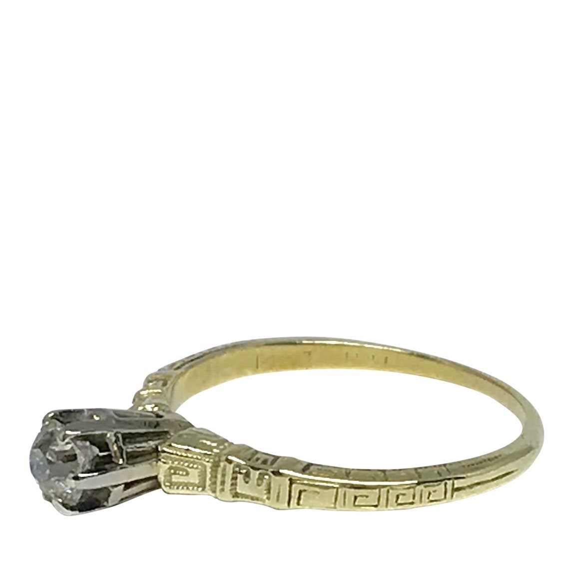 Antique Art Deco Diamond Solitaire Ring