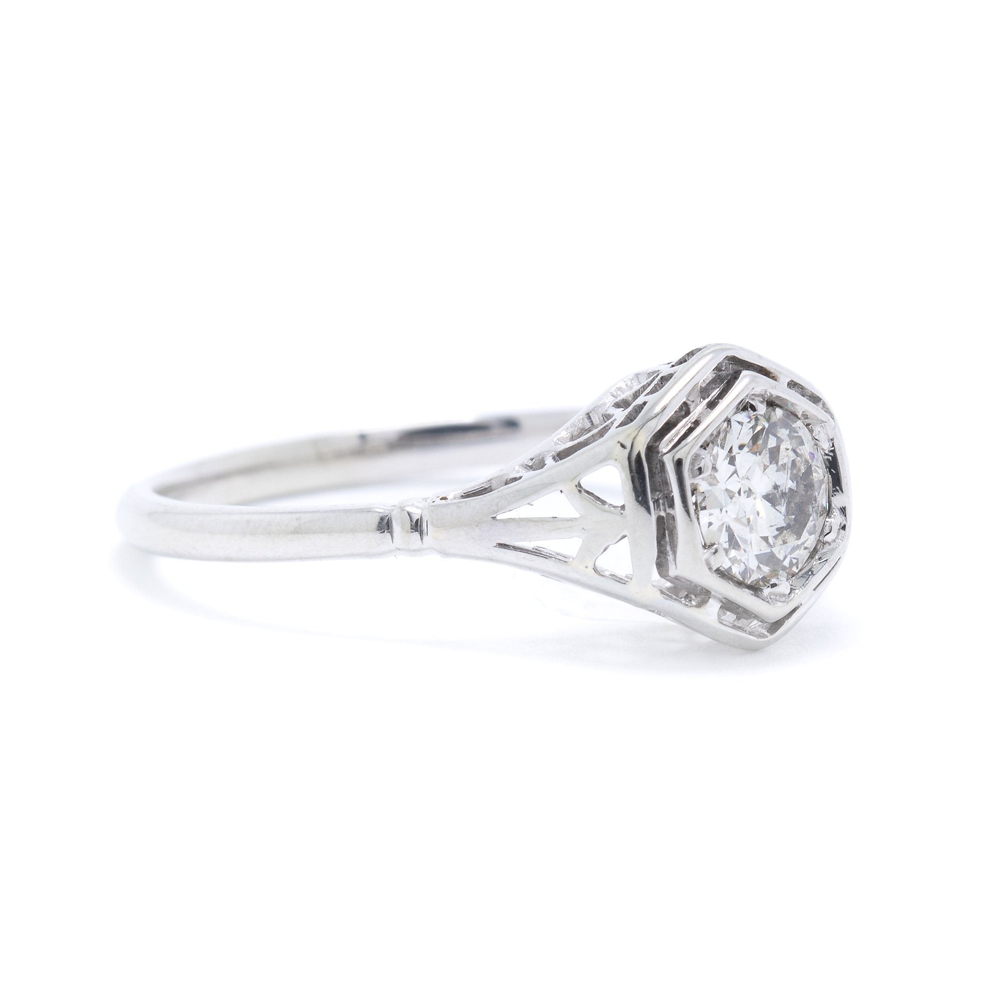 Antique Art Deco Diamond Solitaire Ring