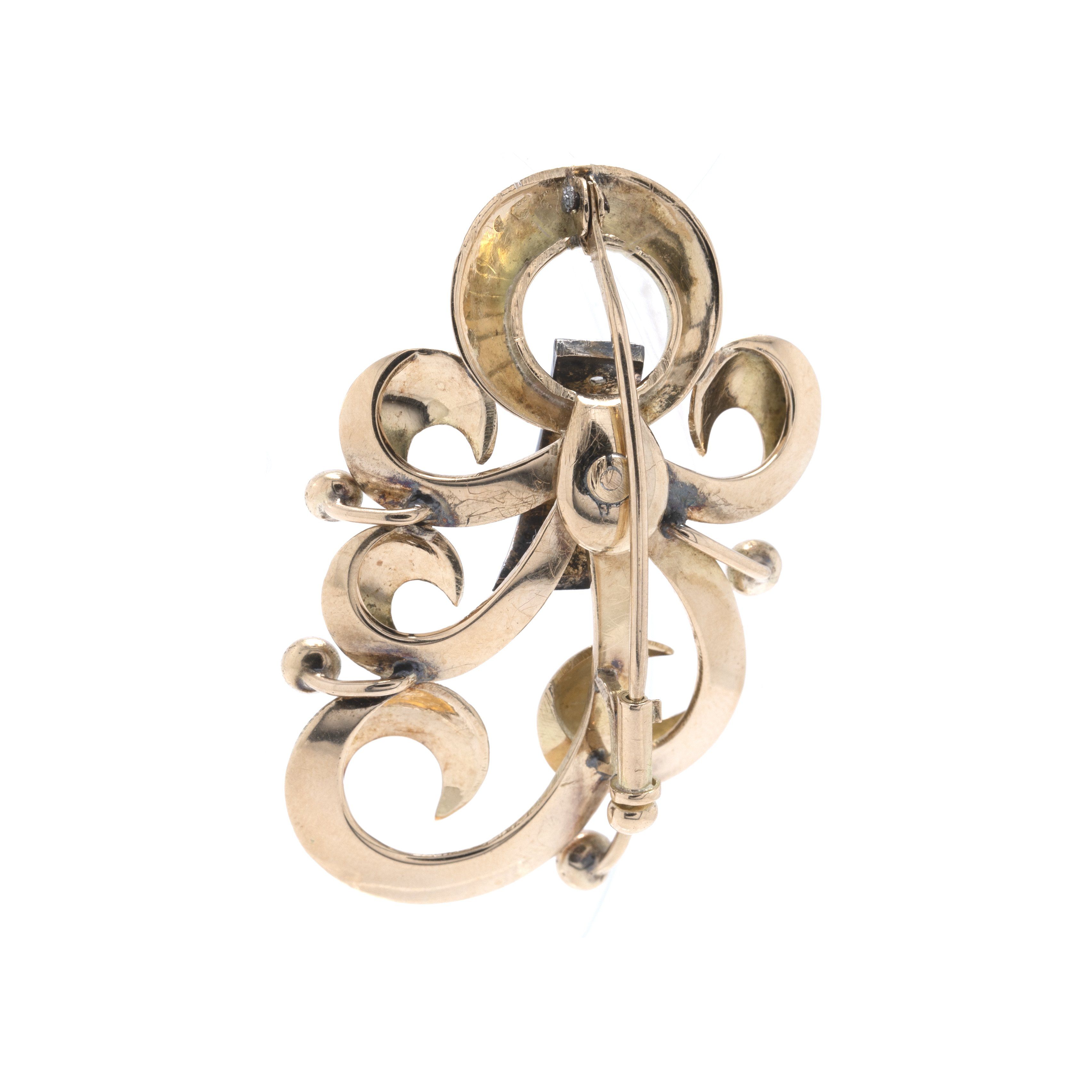 Antique Brooch with Diamonds