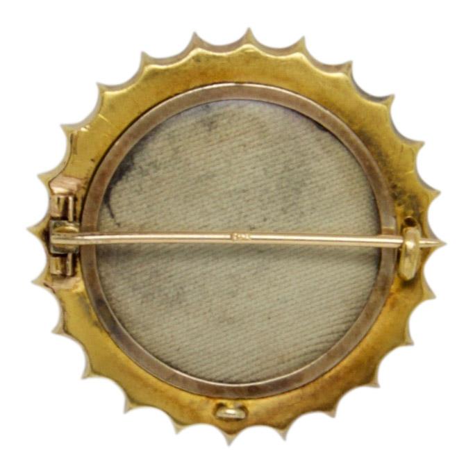 Antique Brooch with Seed Pearls