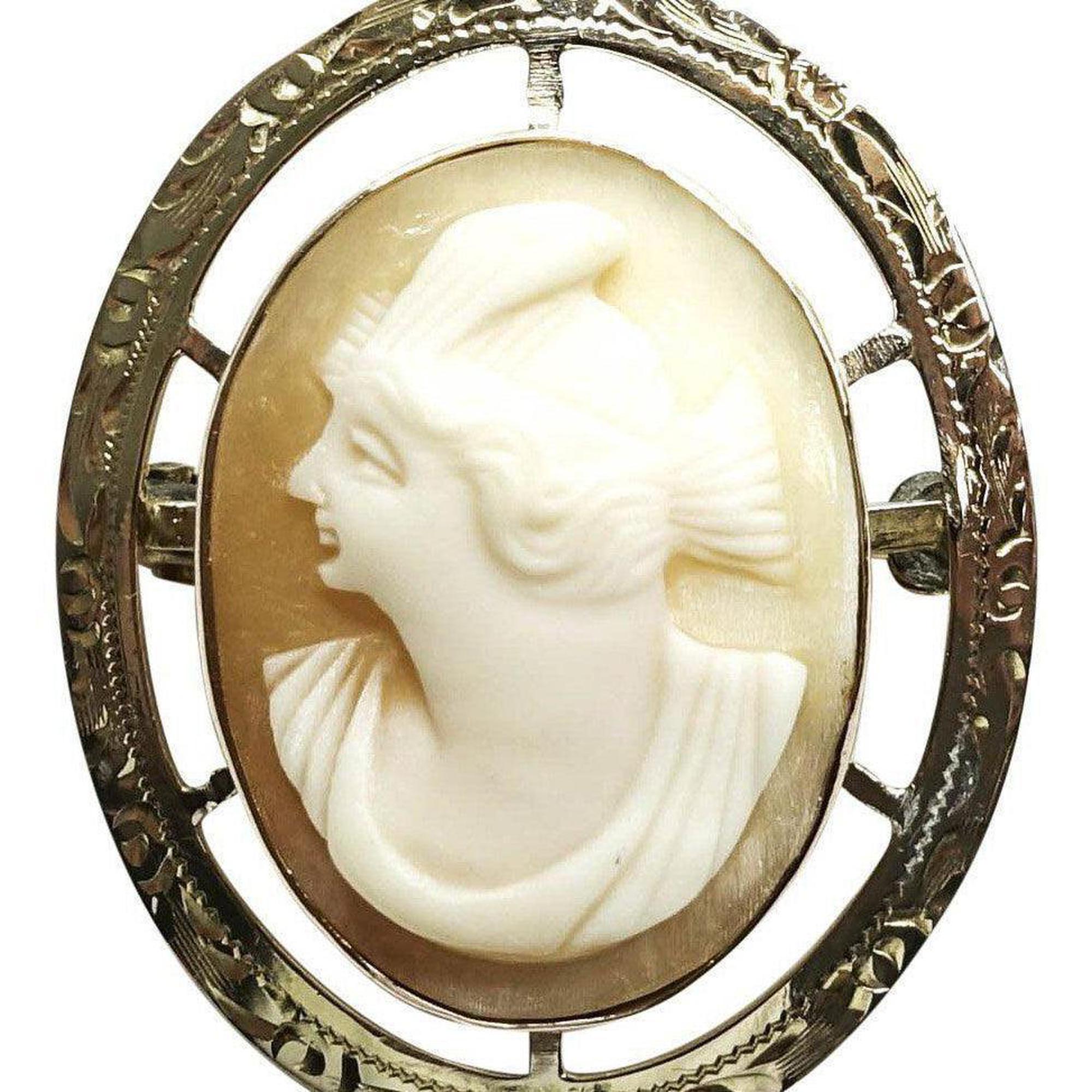 Antique Cameo Brooch/Pendant