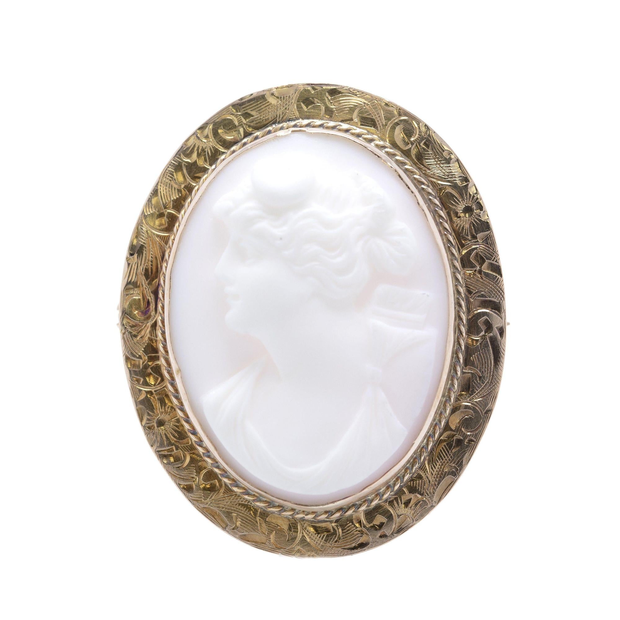 Antique Cameo Brooch/Pendant