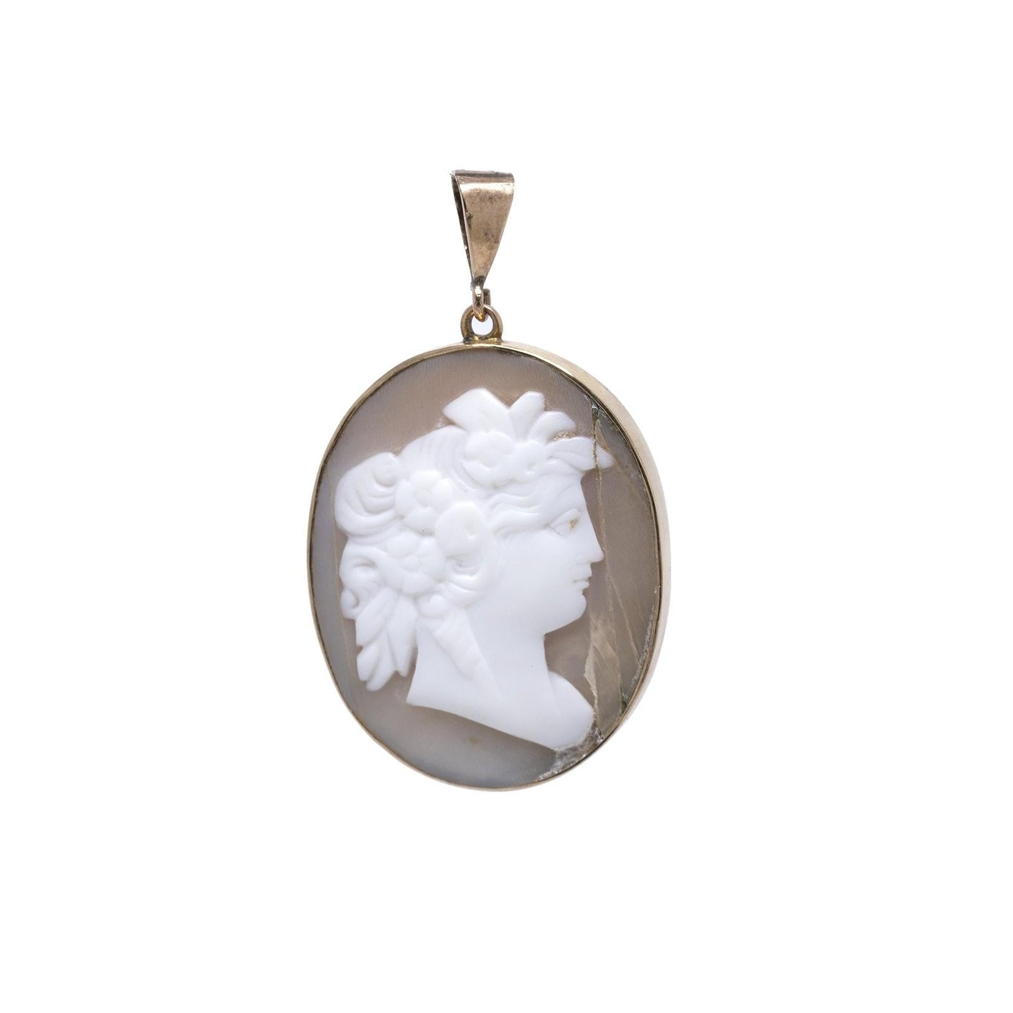 Antique Cameo Pendant