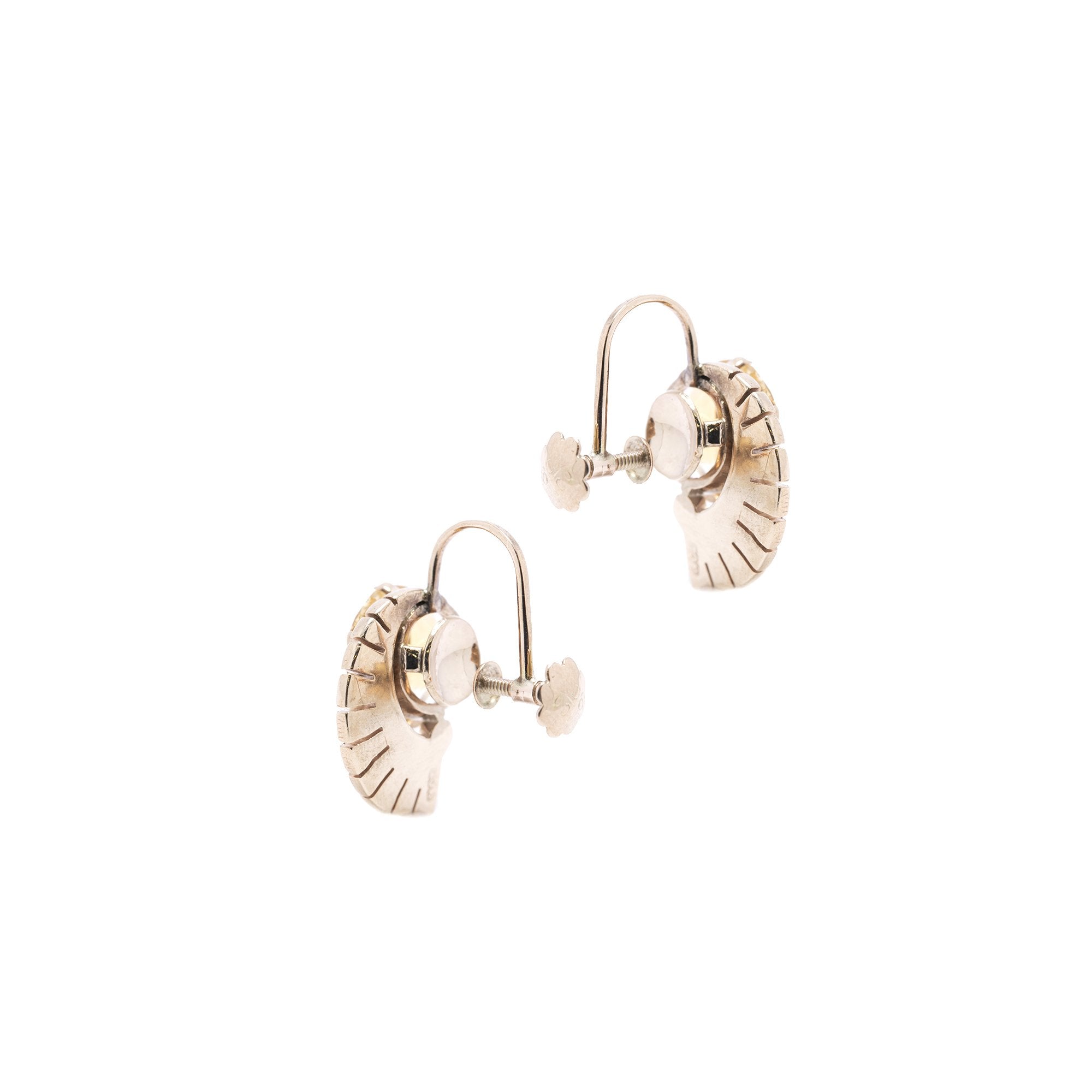 Antique Citrine Earrings