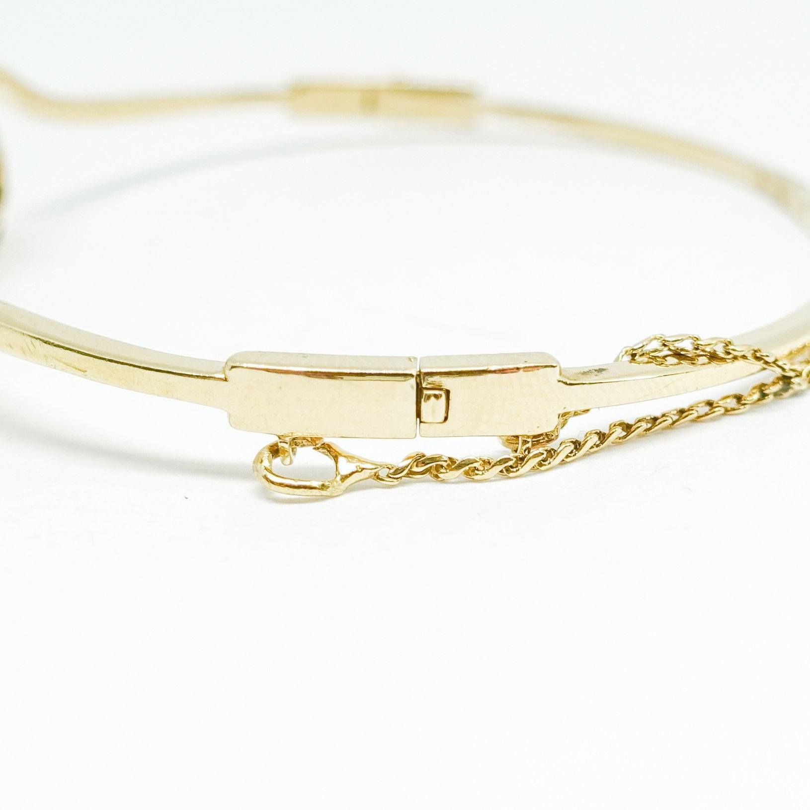 Antique Diamond Bangle Bracelet