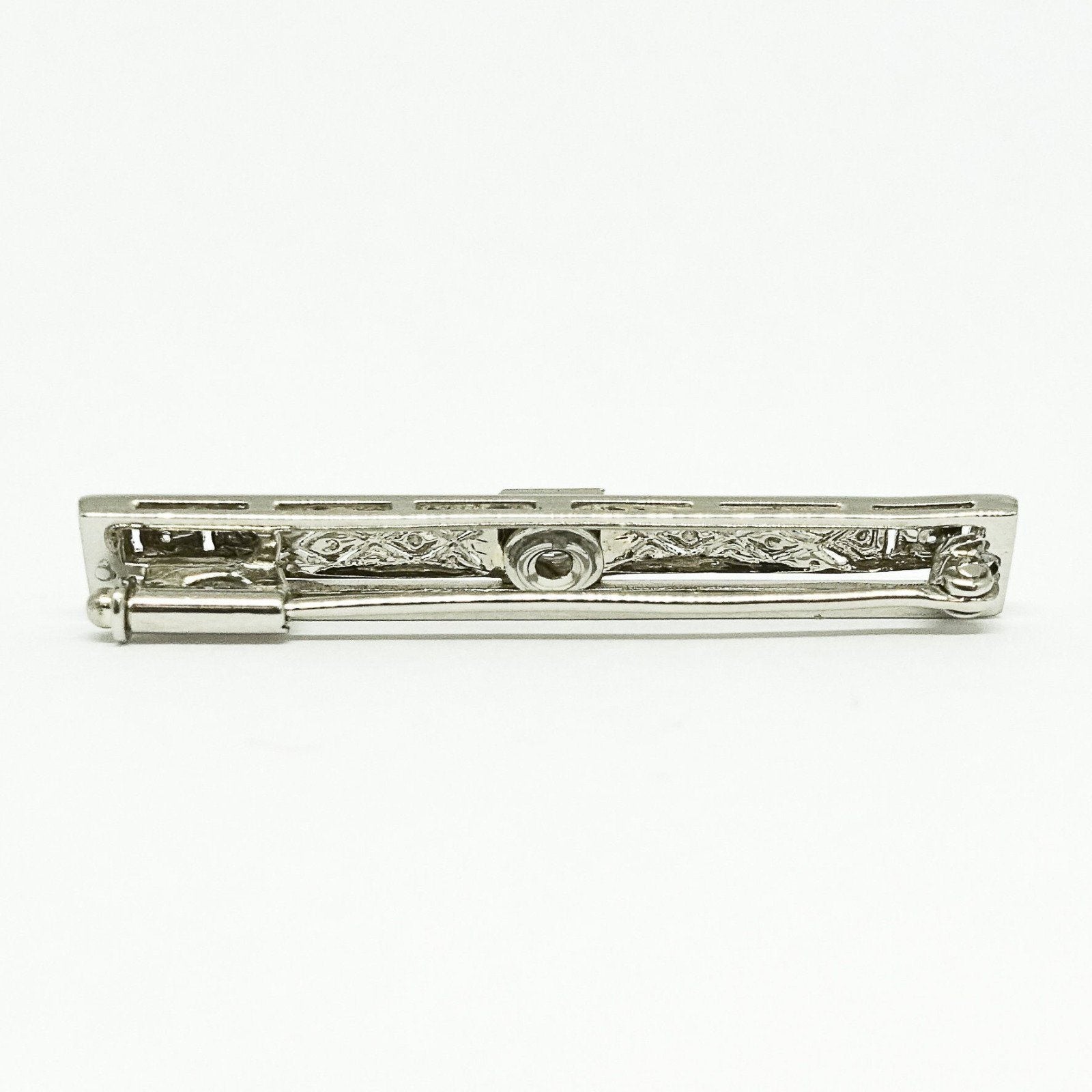 Antique Diamond Bar Brooch