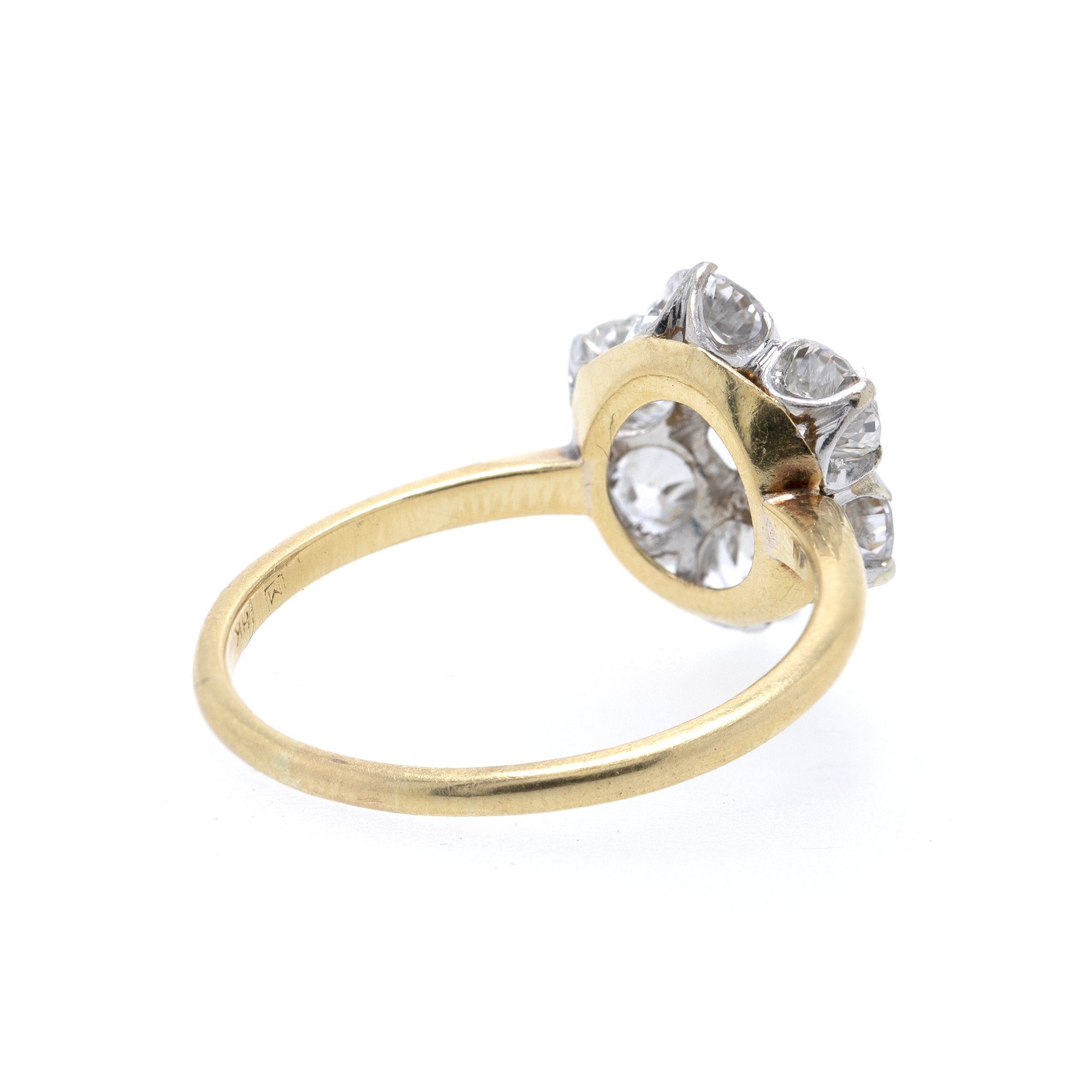 Antique Diamond Cluster Ring