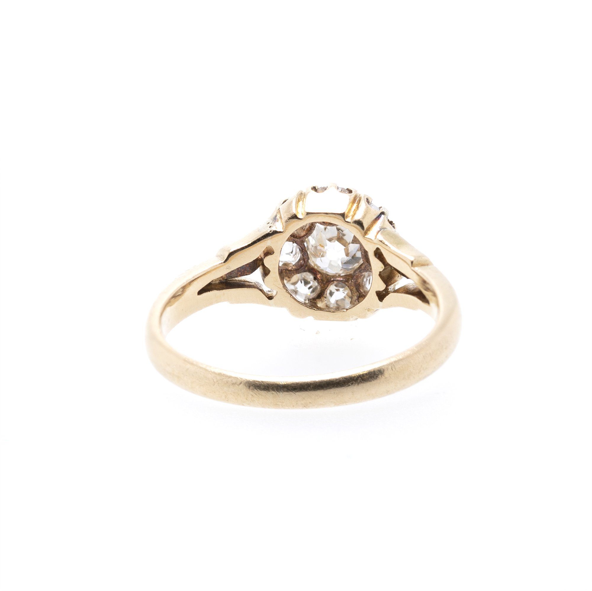 Antique Diamond Cluster Ring