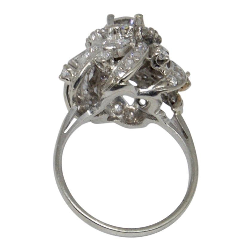 Antique Diamond Cluster Ring