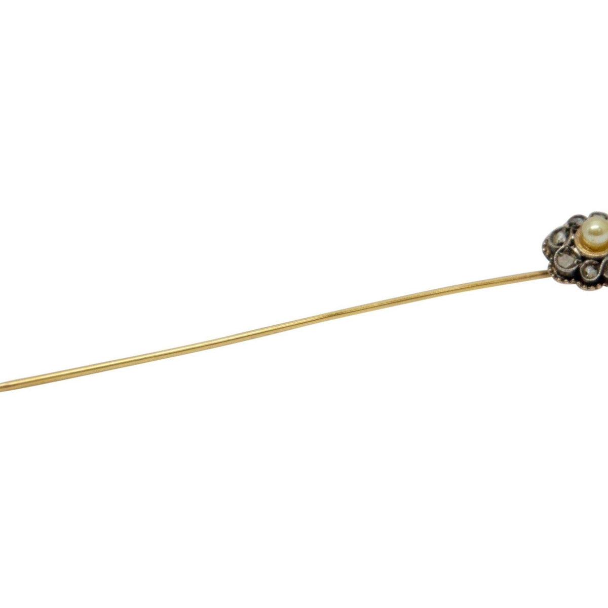 Antique Diamond Cluster Stick Pin – OLIVER'S