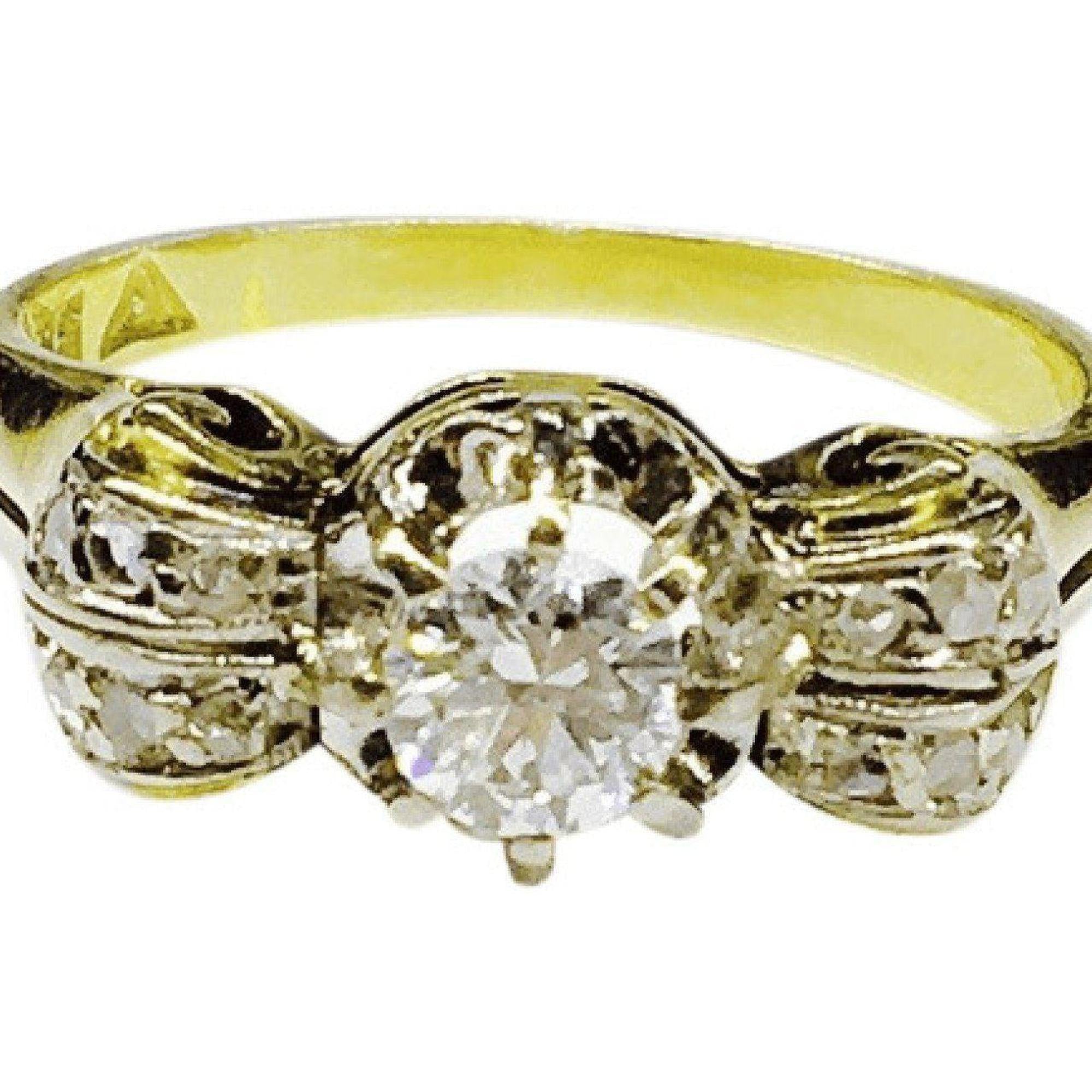 Antique Diamond Cluster Style Ring