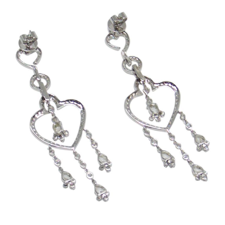 Antique Diamond Drop Earrings
