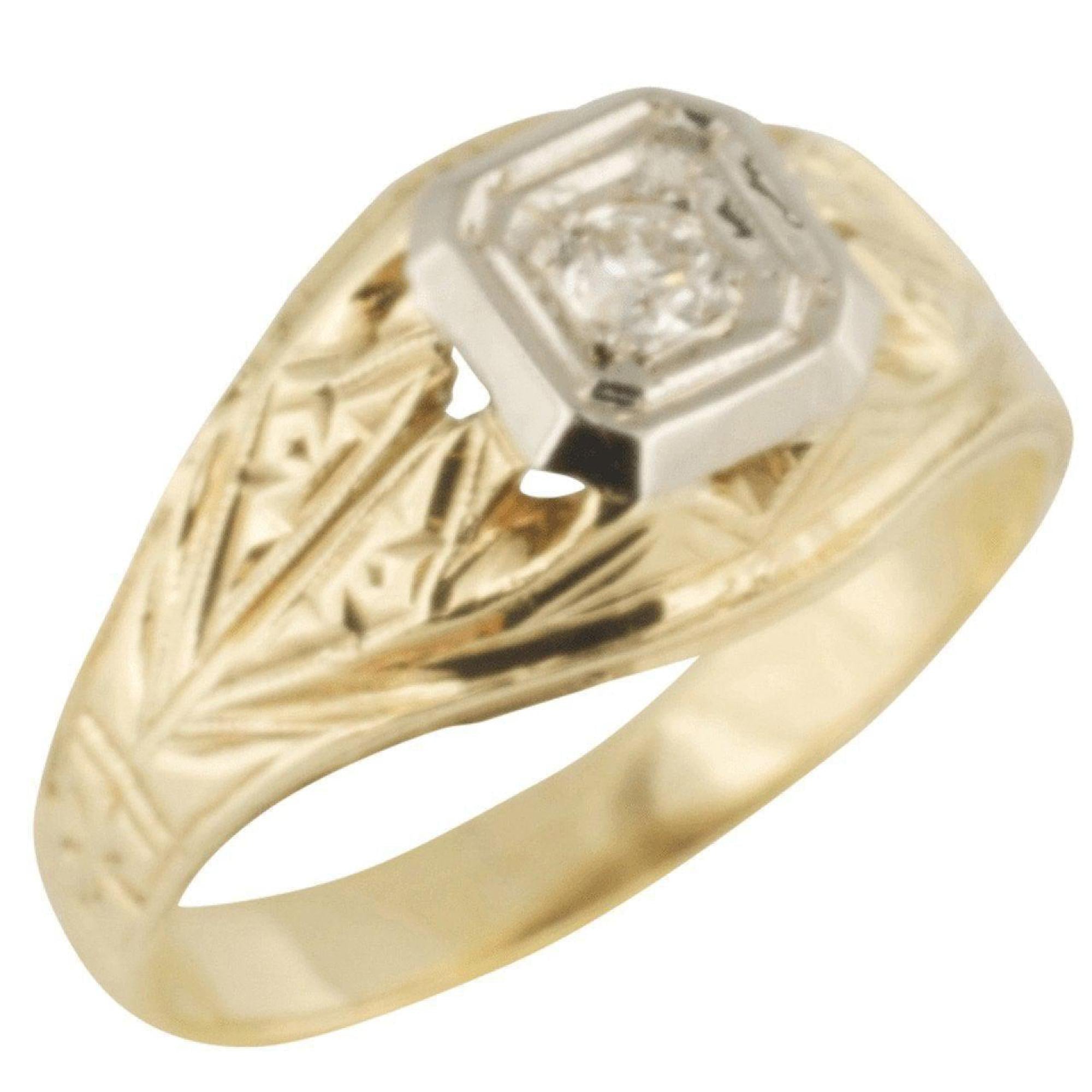 Antique Diamond Solitaire Ring