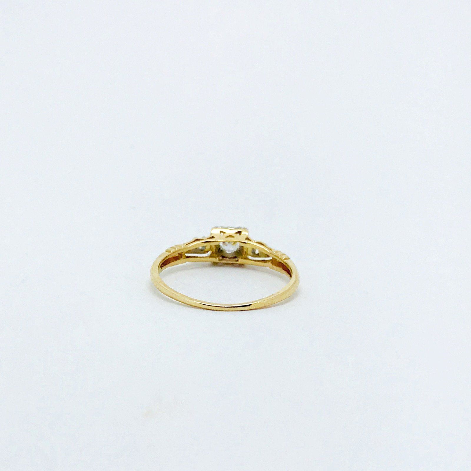 Antique Diamond Trio Ring