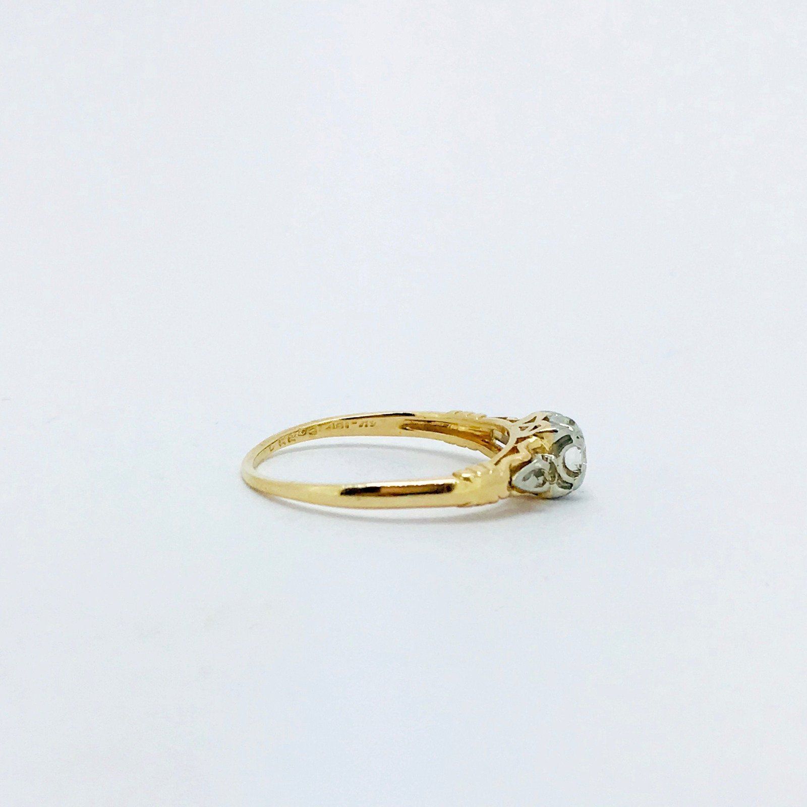 Antique Diamond Trio Ring