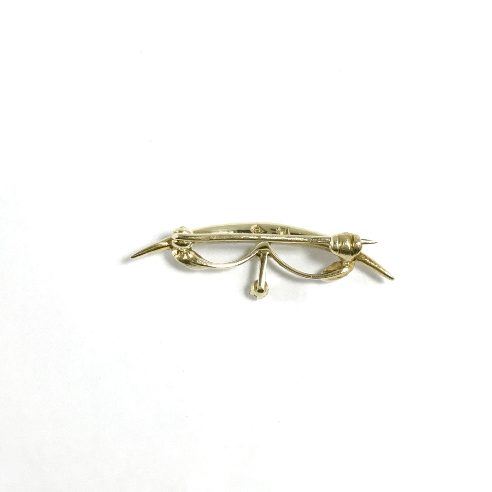 Antique Diamond and Seed Pearl Brooch