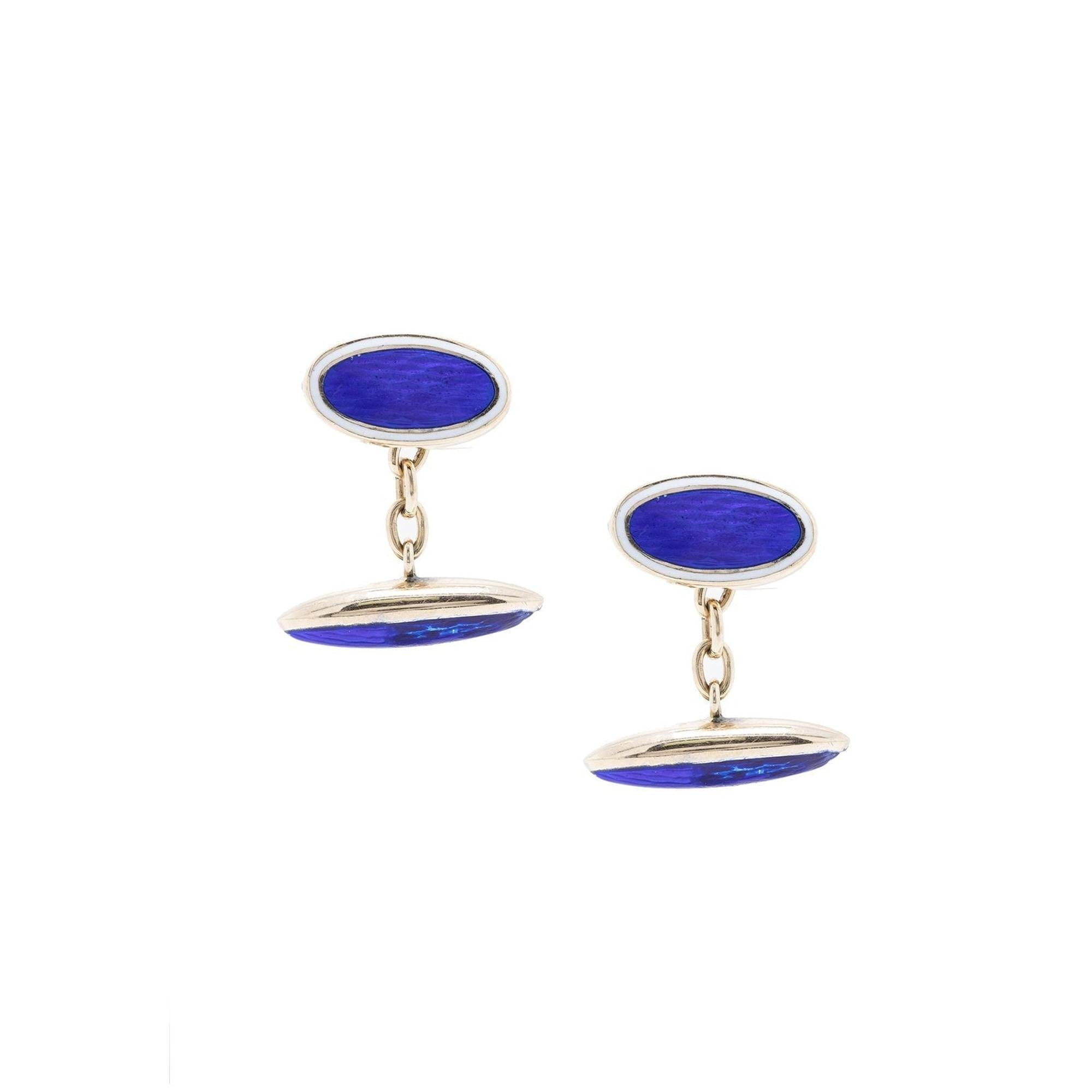Antique Enamel Cufflinks