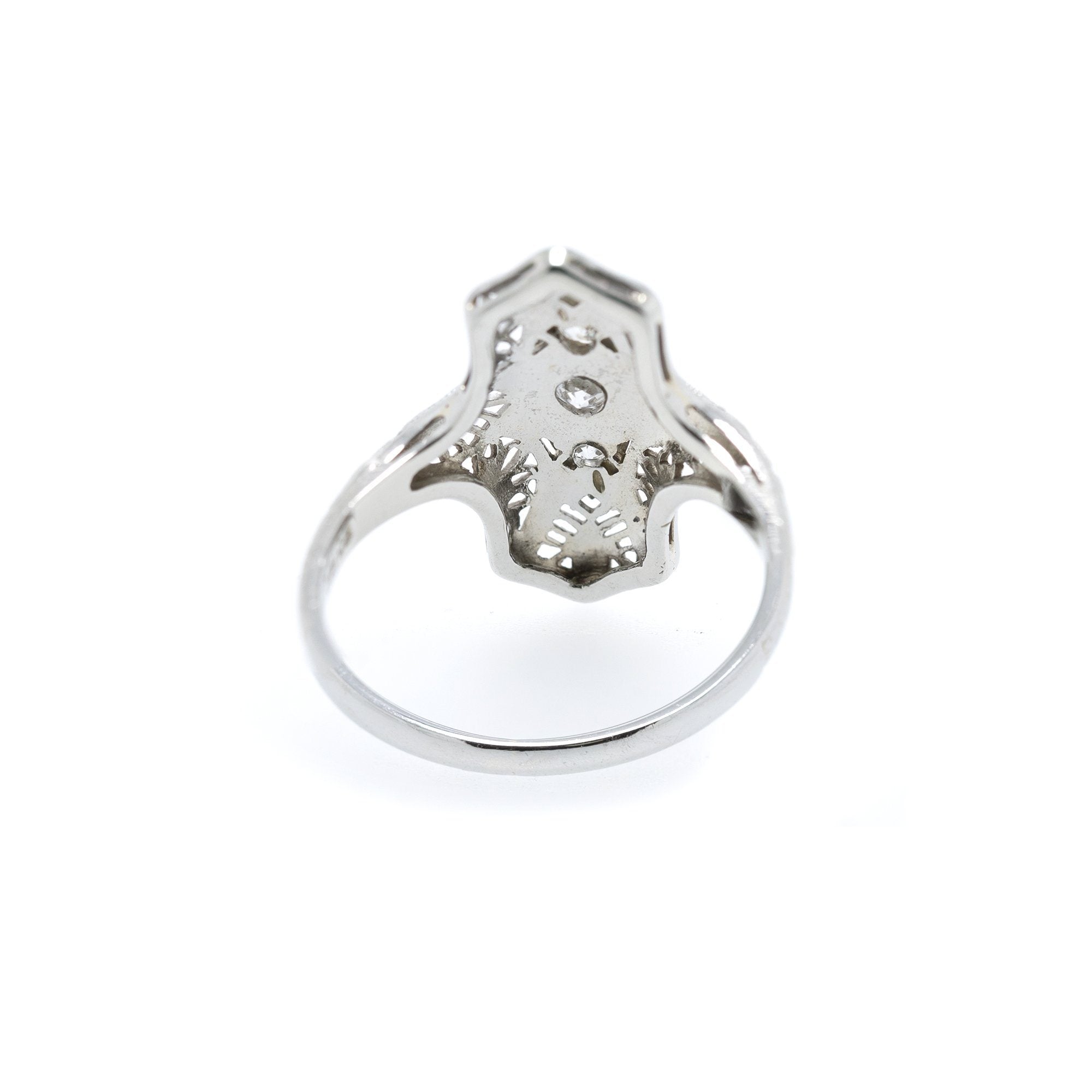 Antique Filigree Diamond Ring