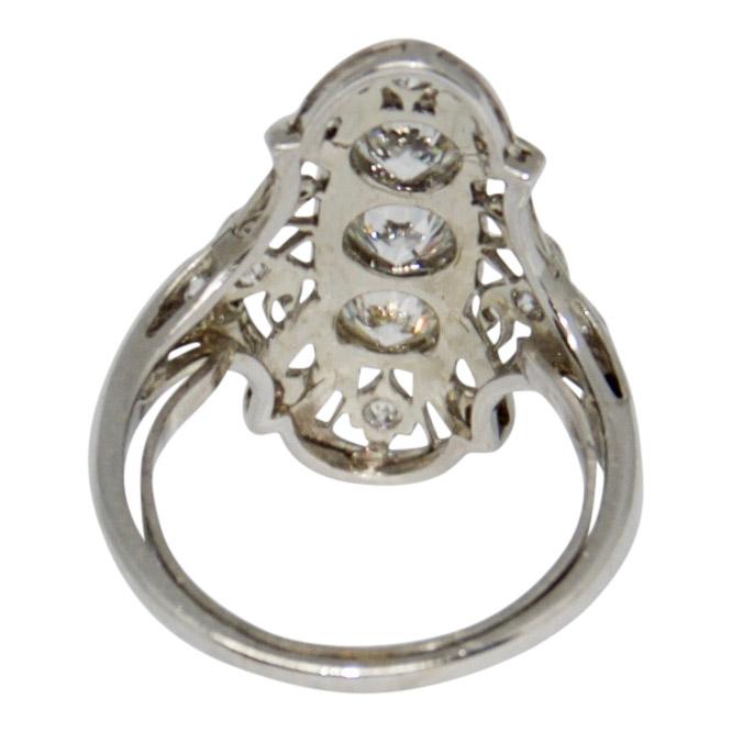 Antique Filigree Diamond Ring