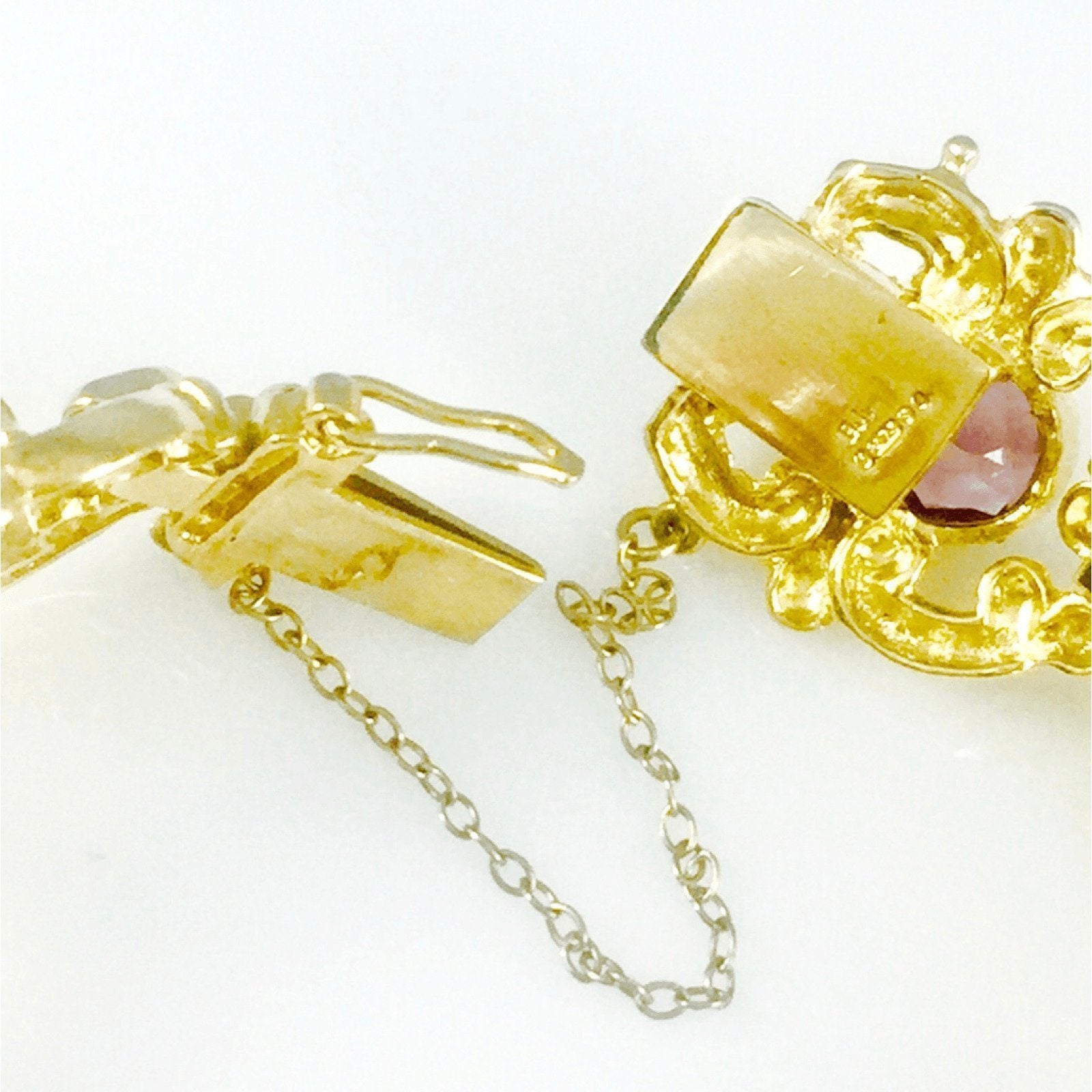 Antique Hand Assembled Amethyst Bracelet