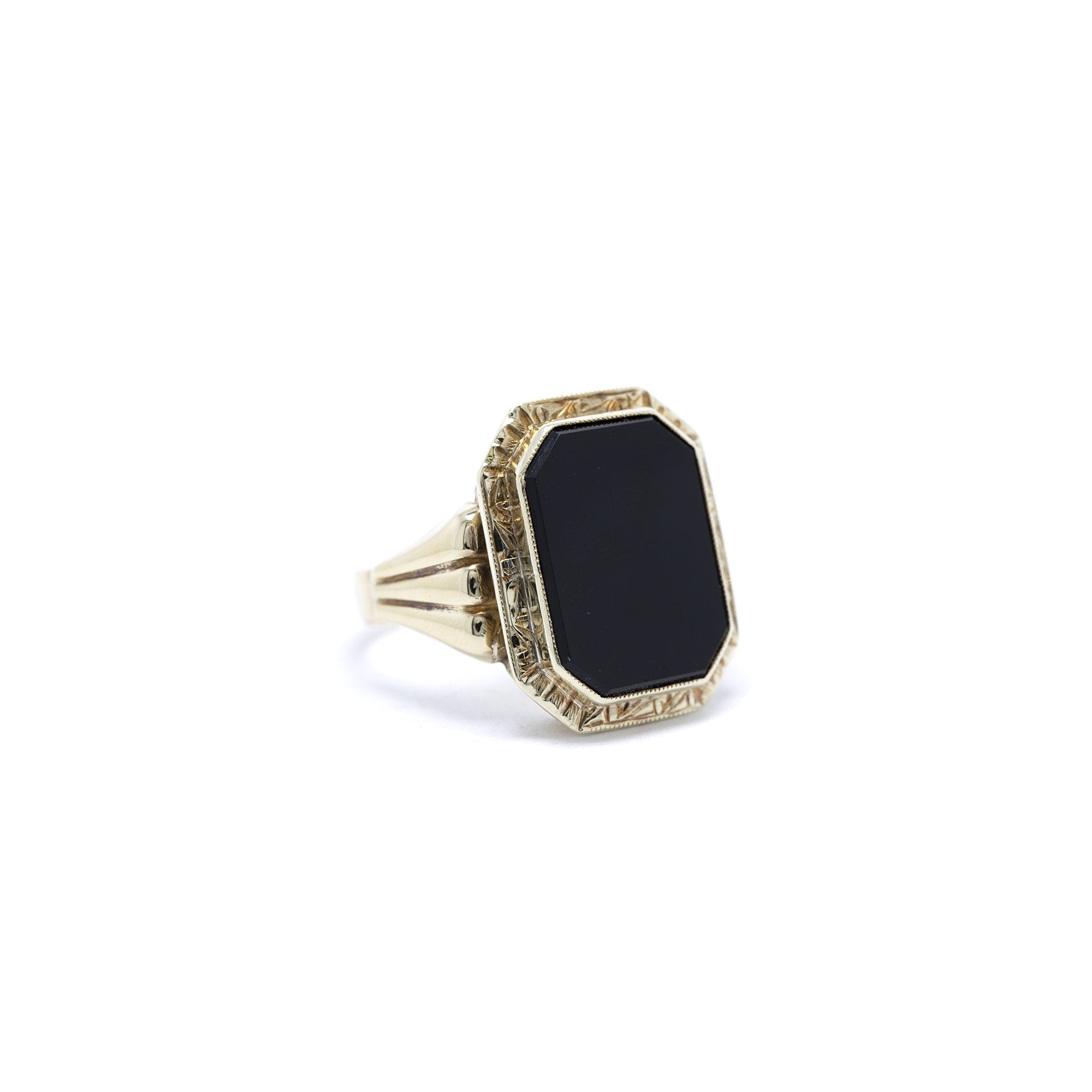 Antique Men's Onyx Ring