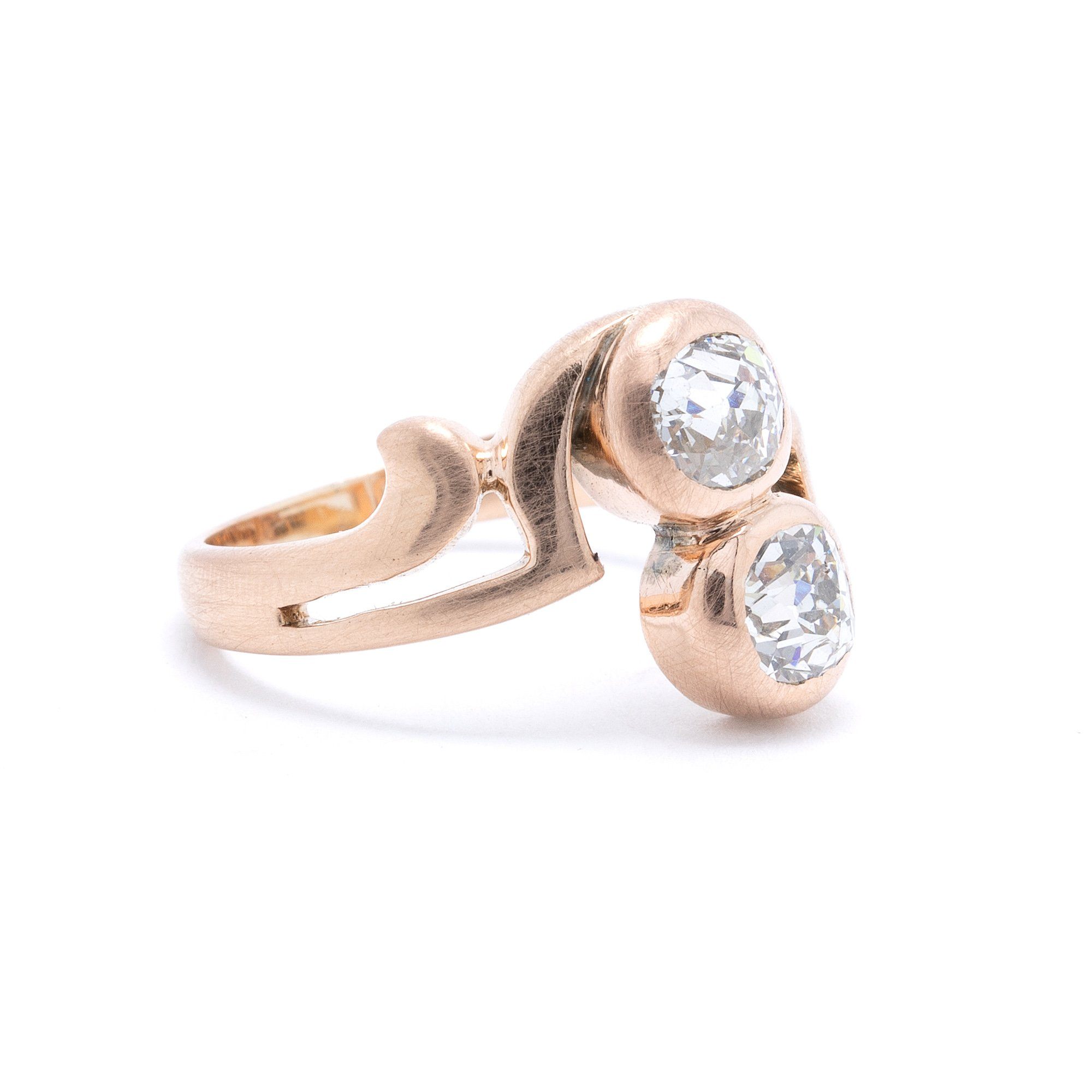 Antique Moi et Toi Diamond Ring