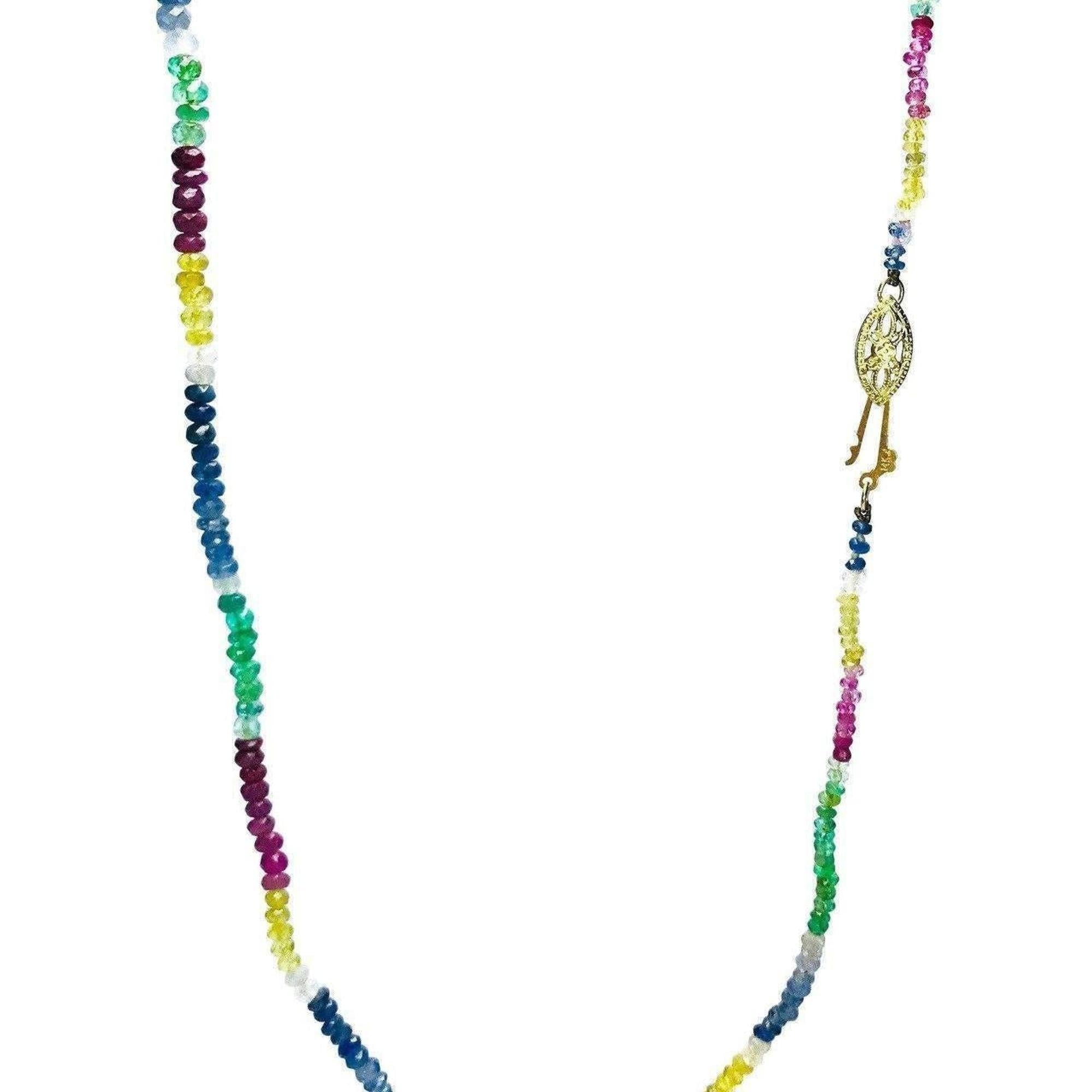 Antique Multi-Color Sapphire Necklace