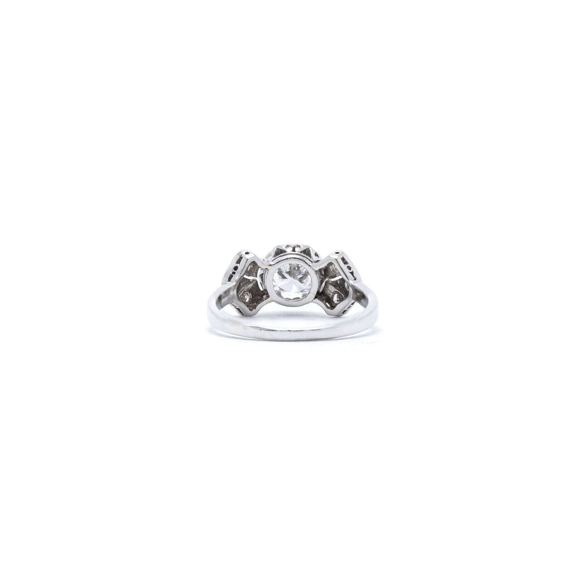 Antique Platinum Art Deco Diamond Ring