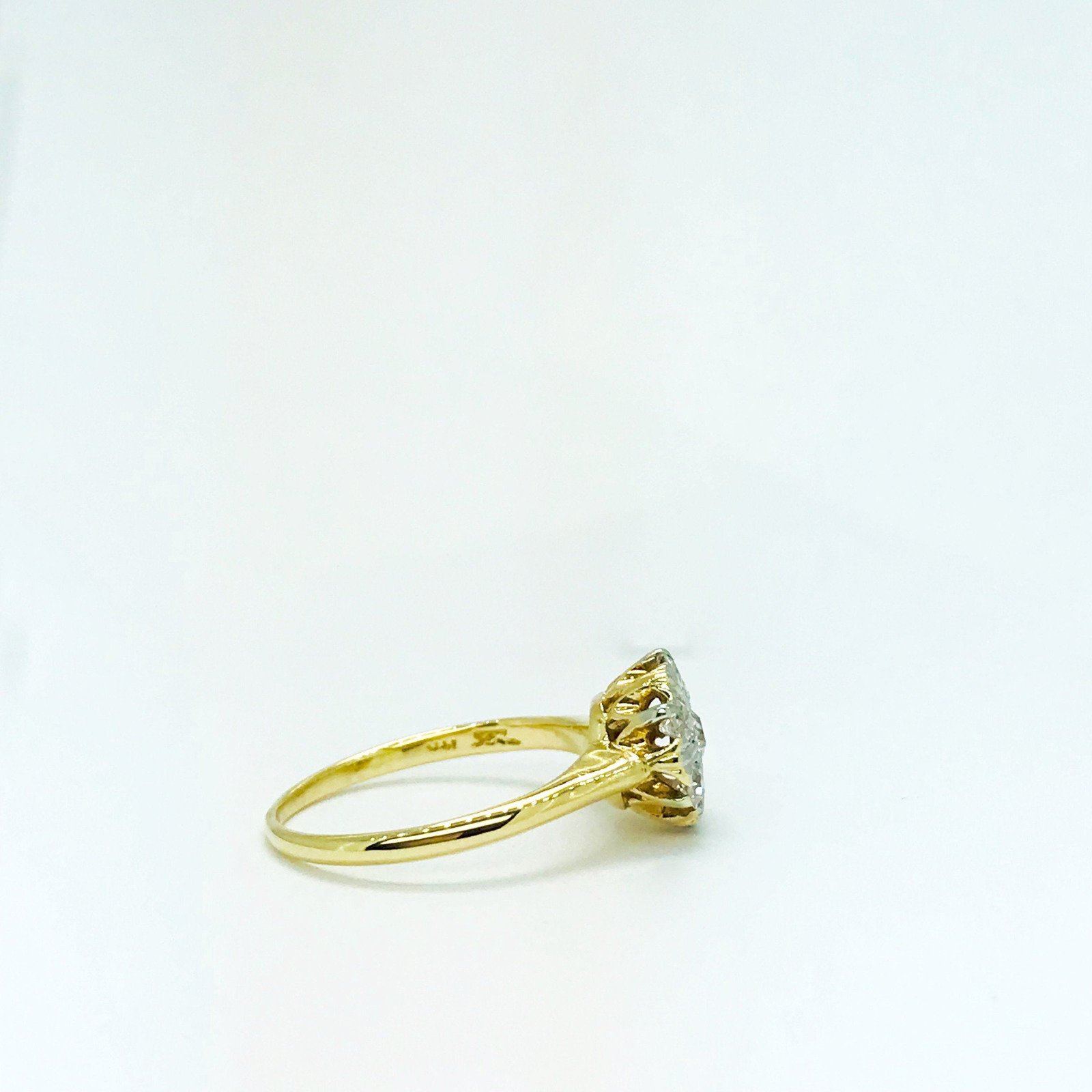 Antique Round Cluster Ring