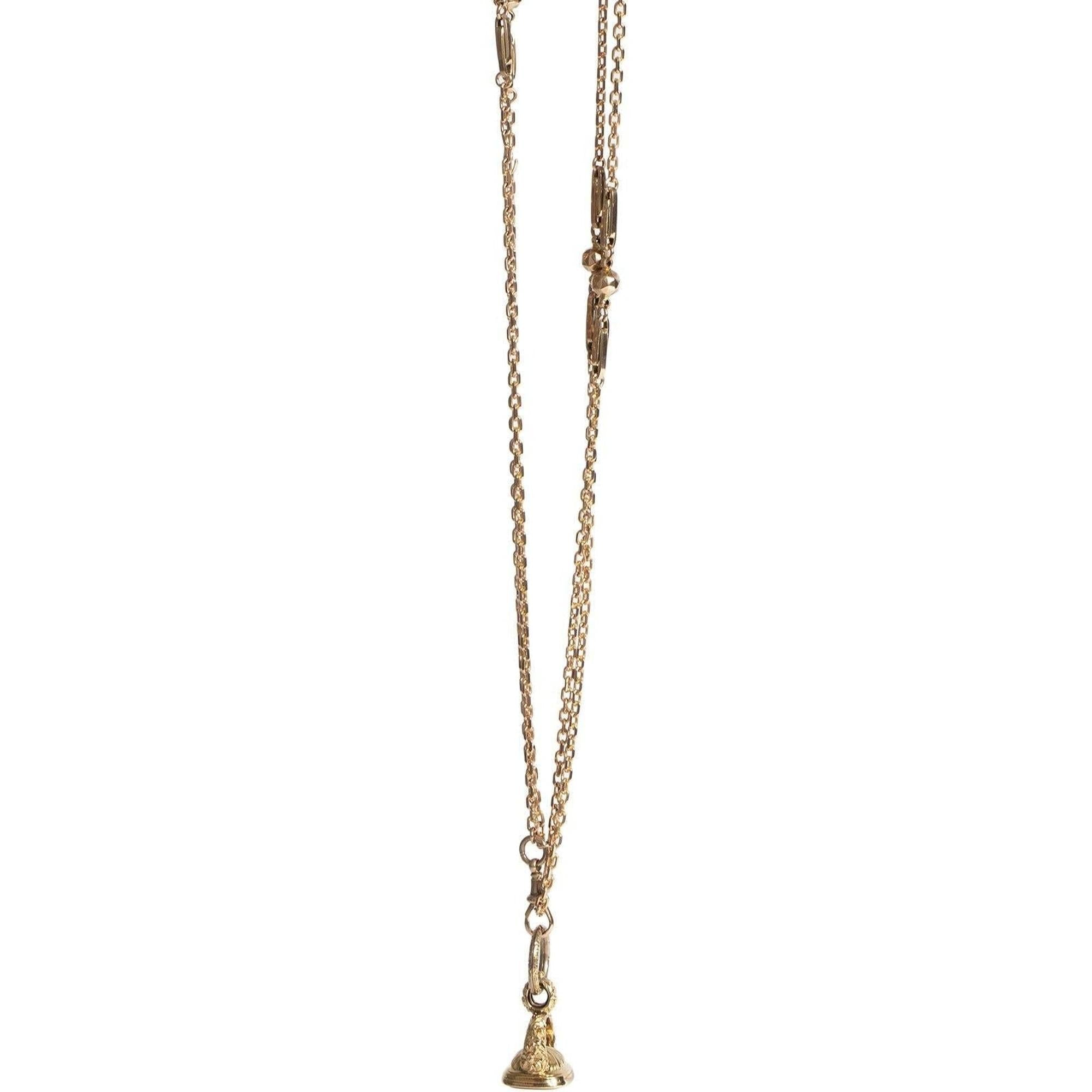 Antique Sard Pendant Necklace