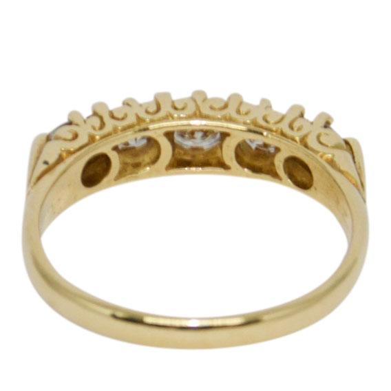 Antique Single Row Diamond Band Ring