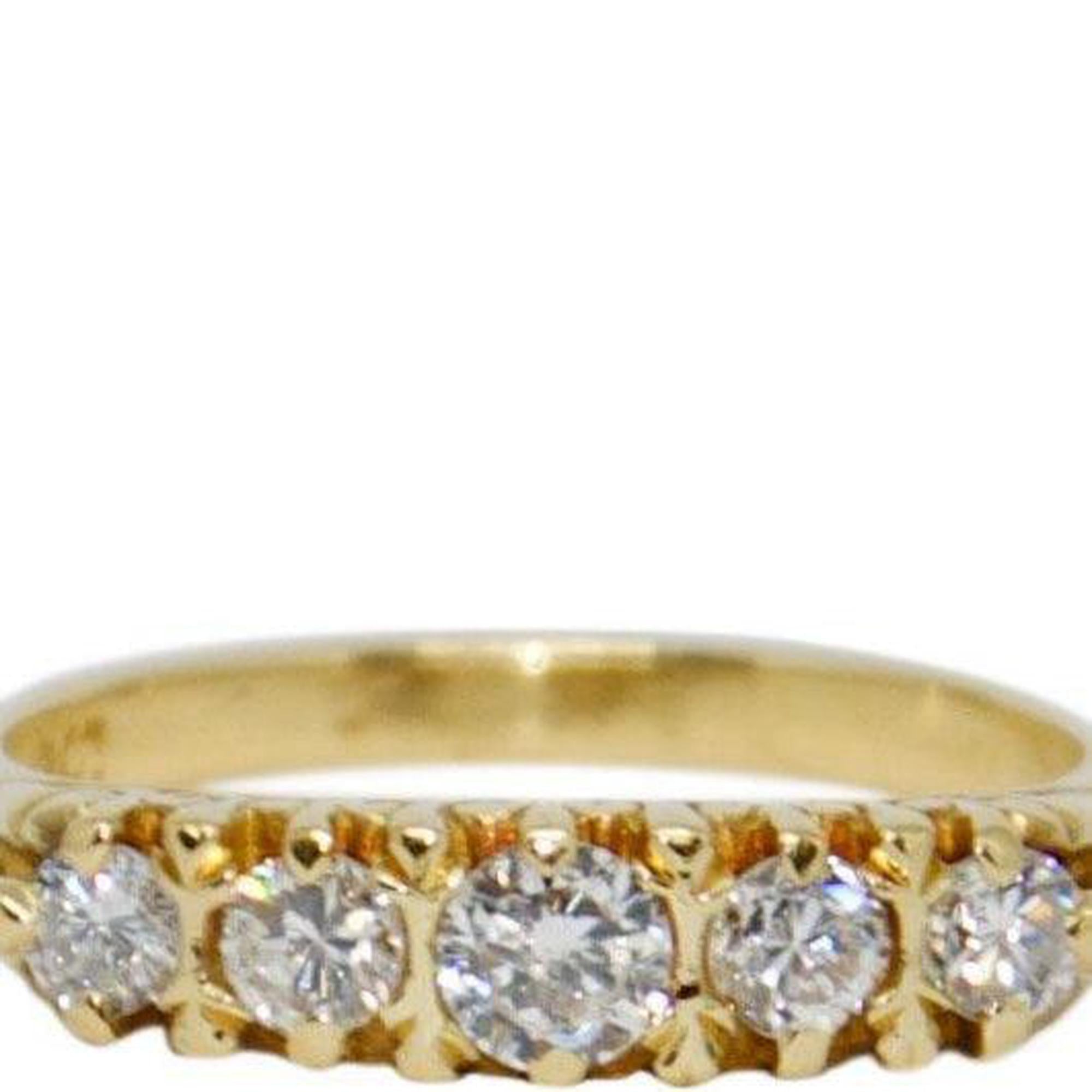 Antique Single Row Diamond Band Ring