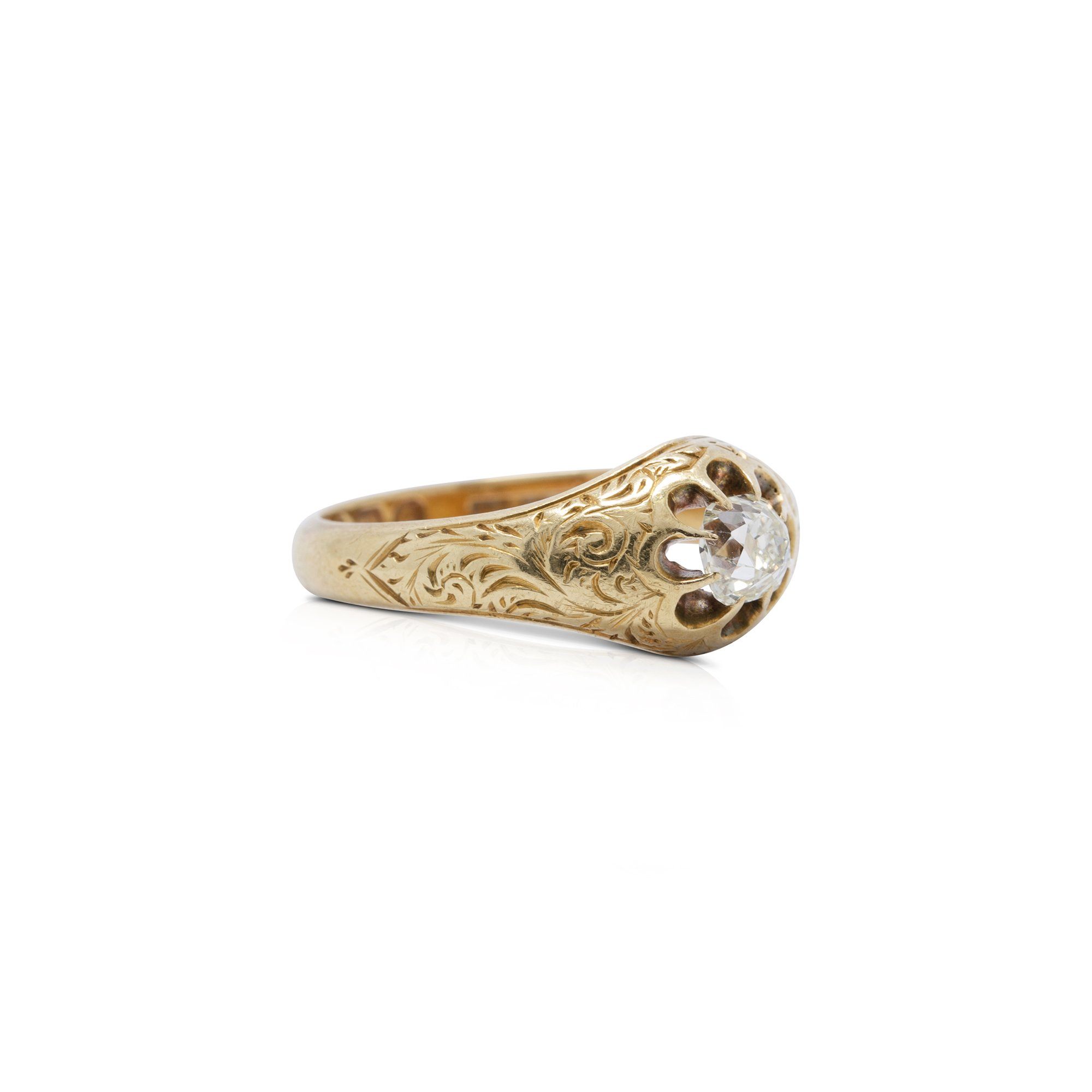 Antique Solitaire Diamond Ring