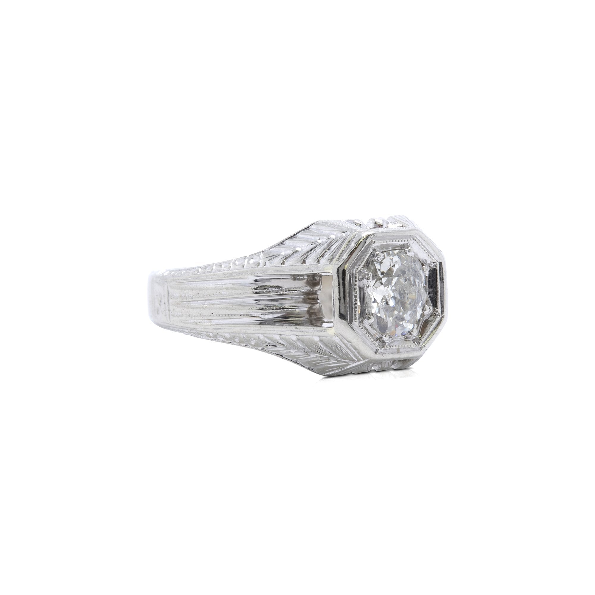 Antique Solitaire Diamond Ring