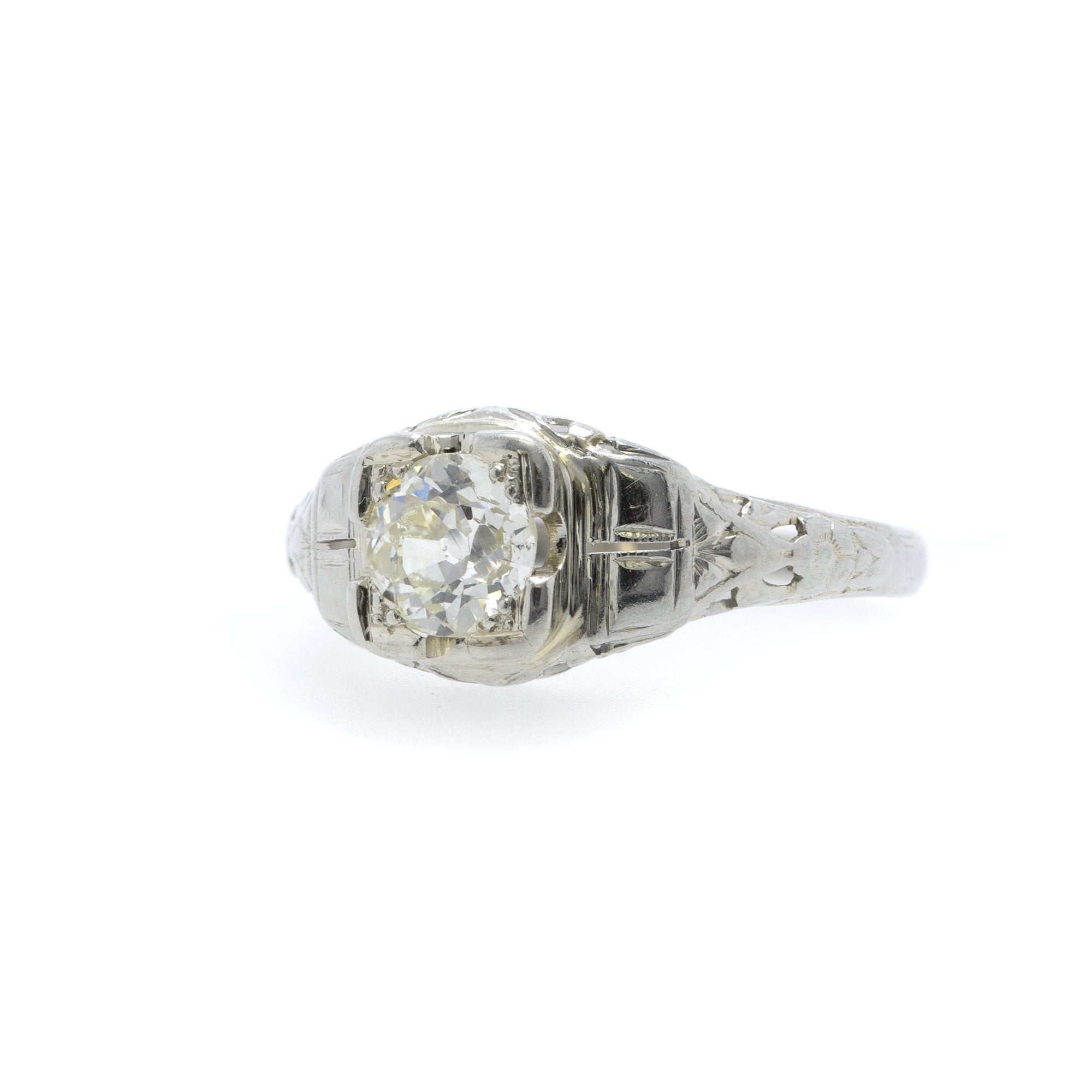 Antique Solitaire Diamond Ring