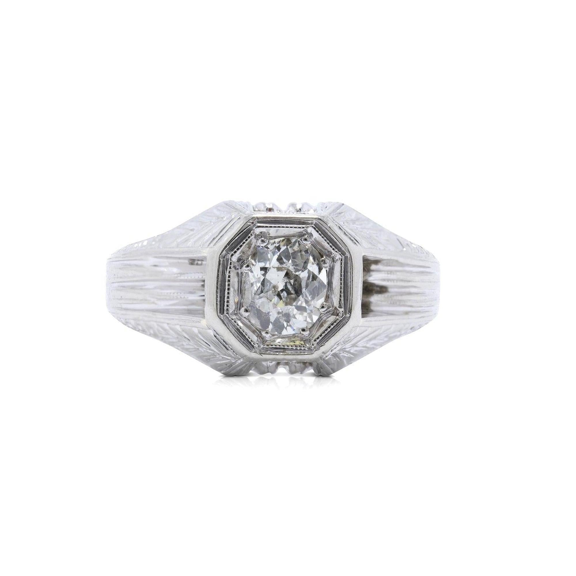 Antique Solitaire Diamond Ring