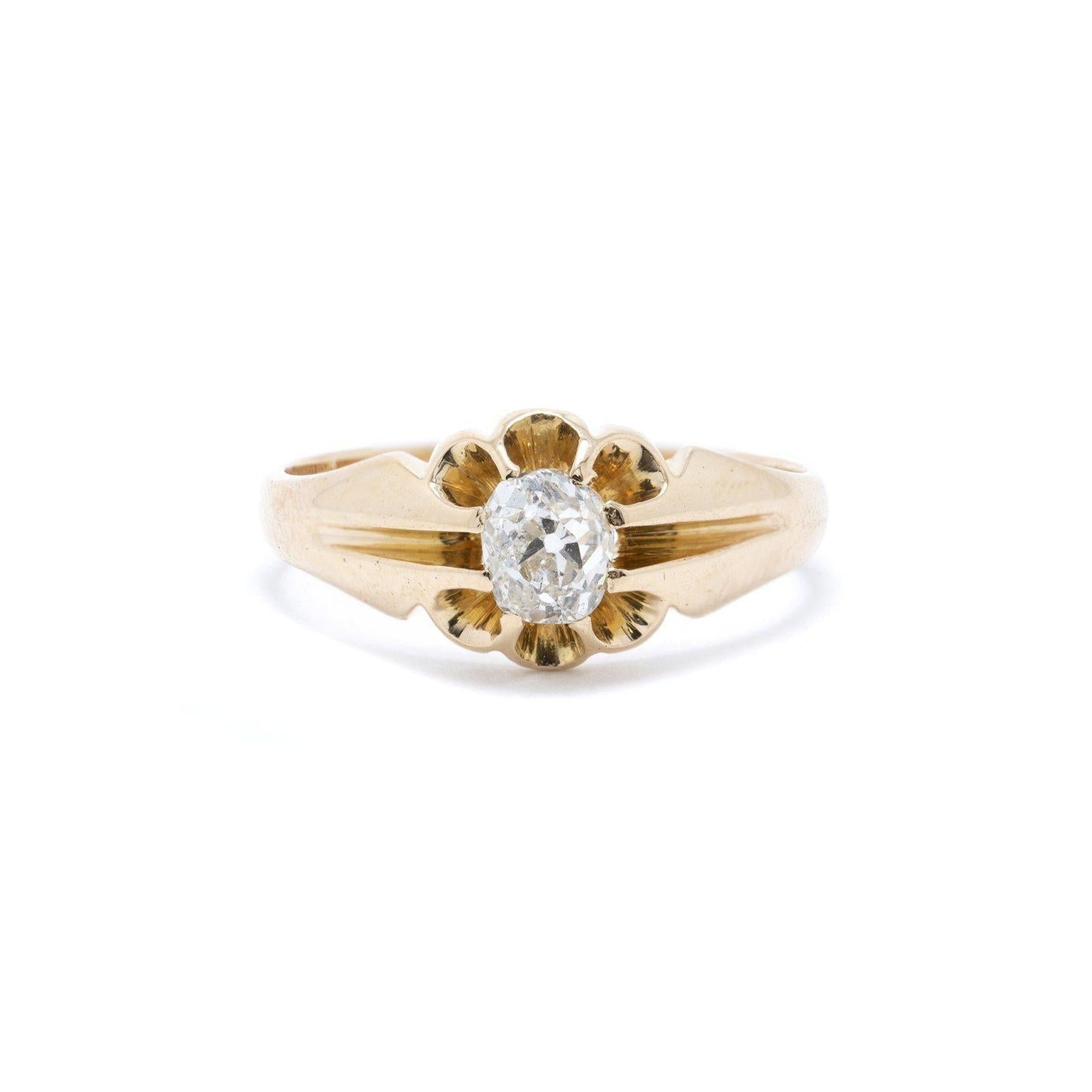 Antique Solitaire Diamond Ring