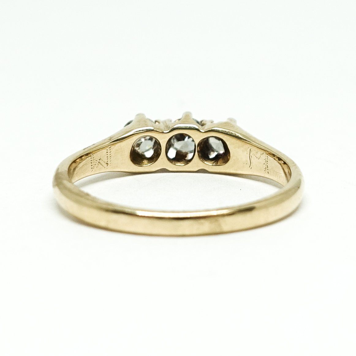 Antique Three Stone Diamond Ring