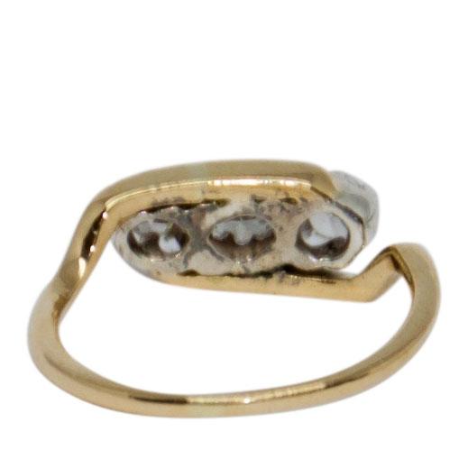 Antique Three Stone Diamond Ring