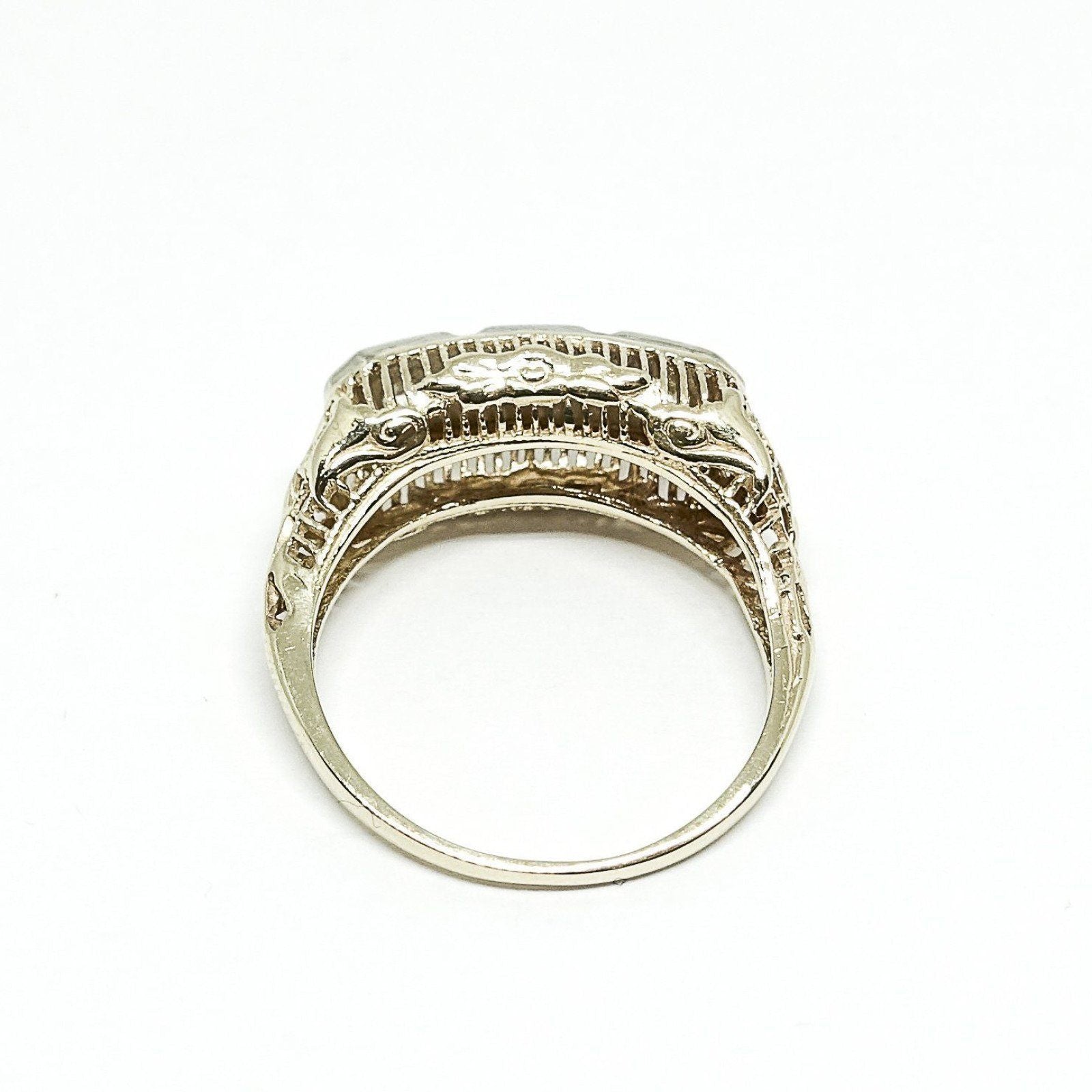 Antique Three Stone Diamond Ring